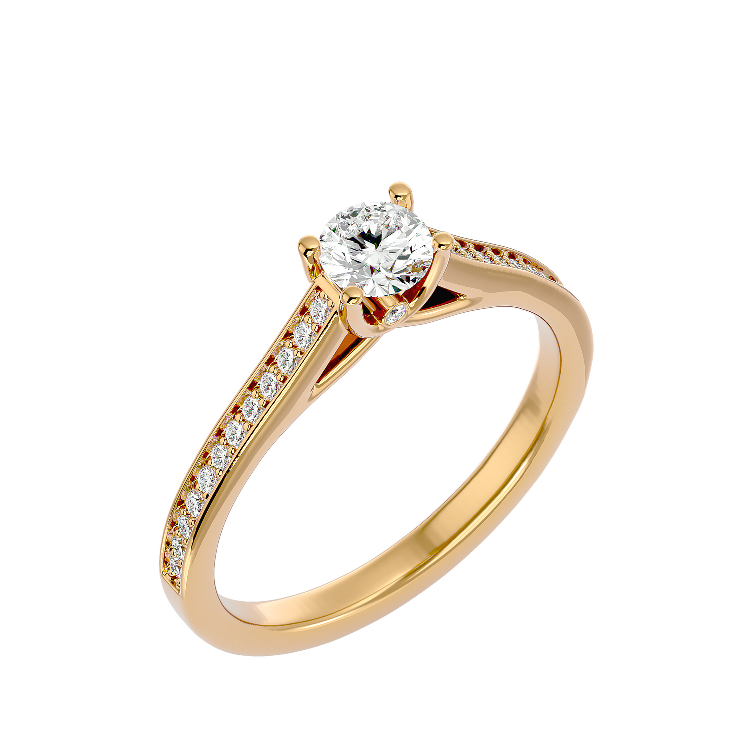 Jana Round Solitaire Ring