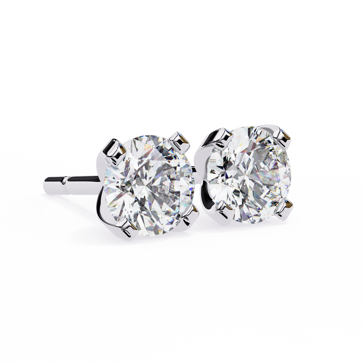 Arianna Solitaire Studs