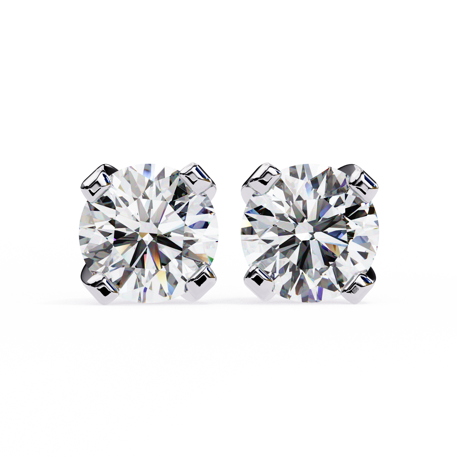 Arianna Solitaire Studs