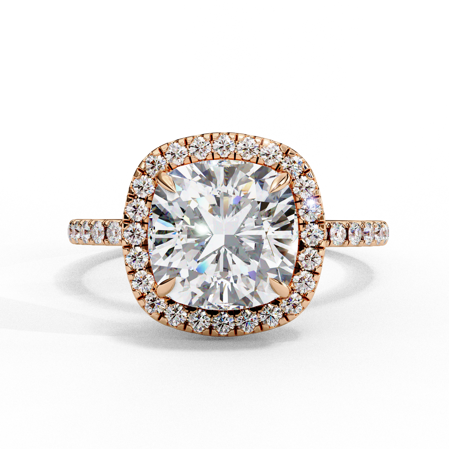 Kenna Cushion Solitaire Ring