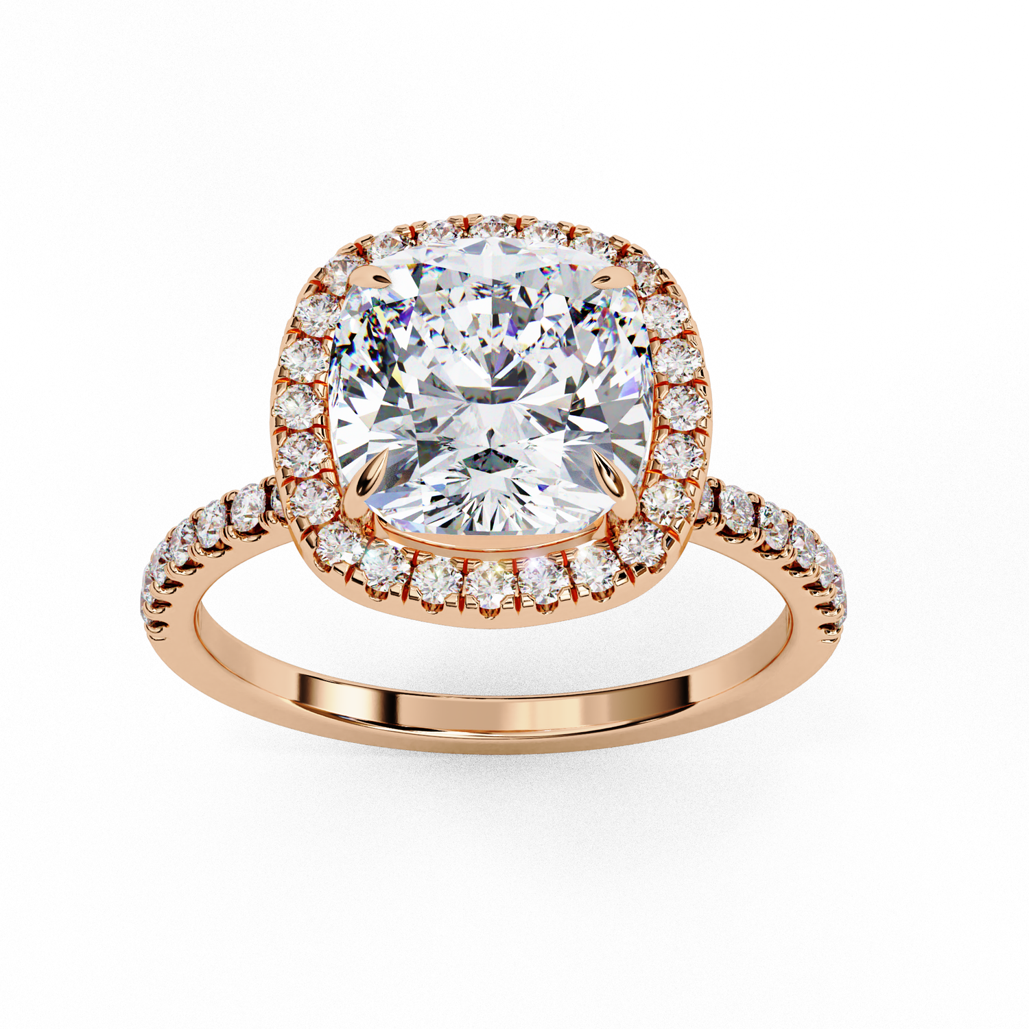 Kenna Cushion Solitaire Ring