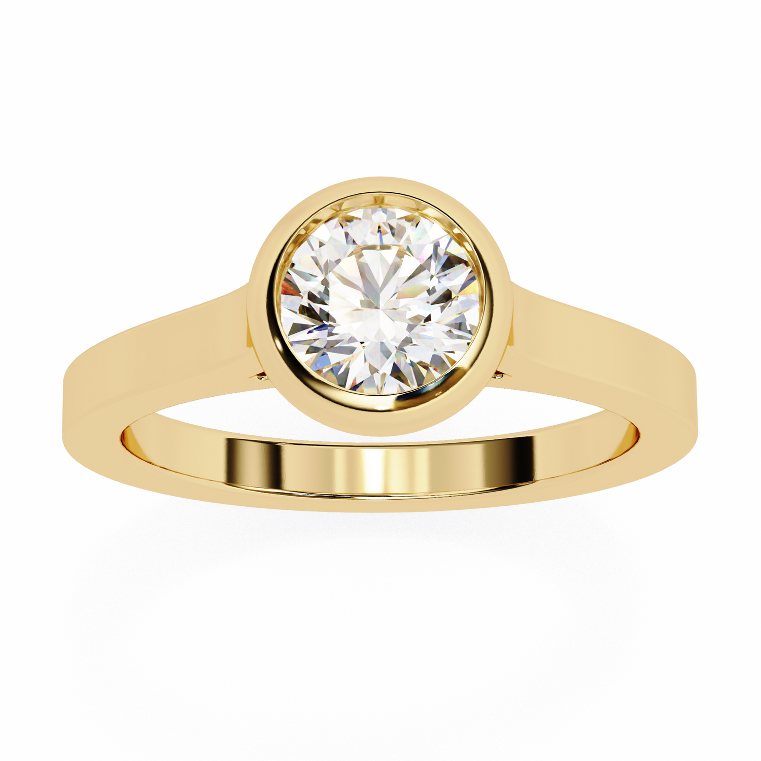 Bridget Round Solitaire Ring