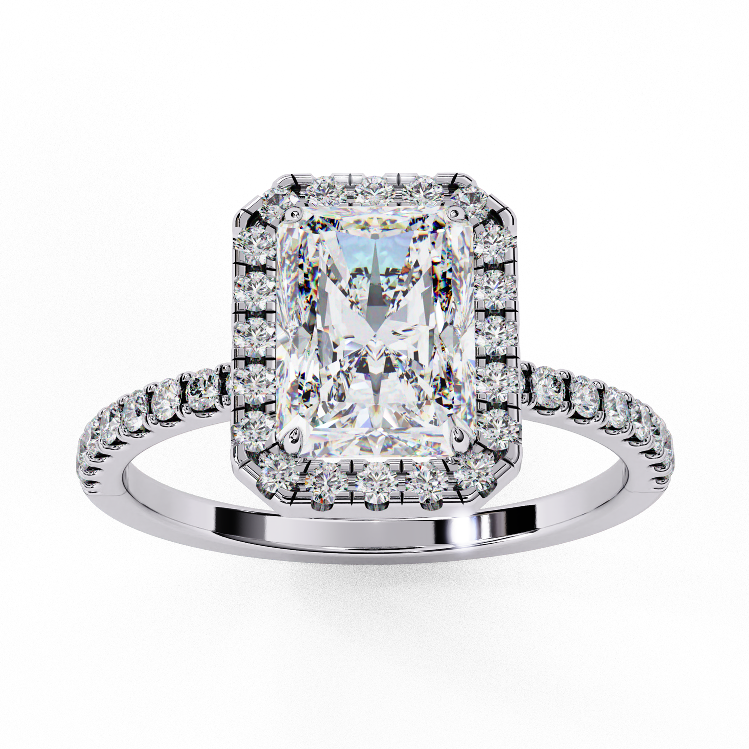 Emerie Radiant Solitaire Ring