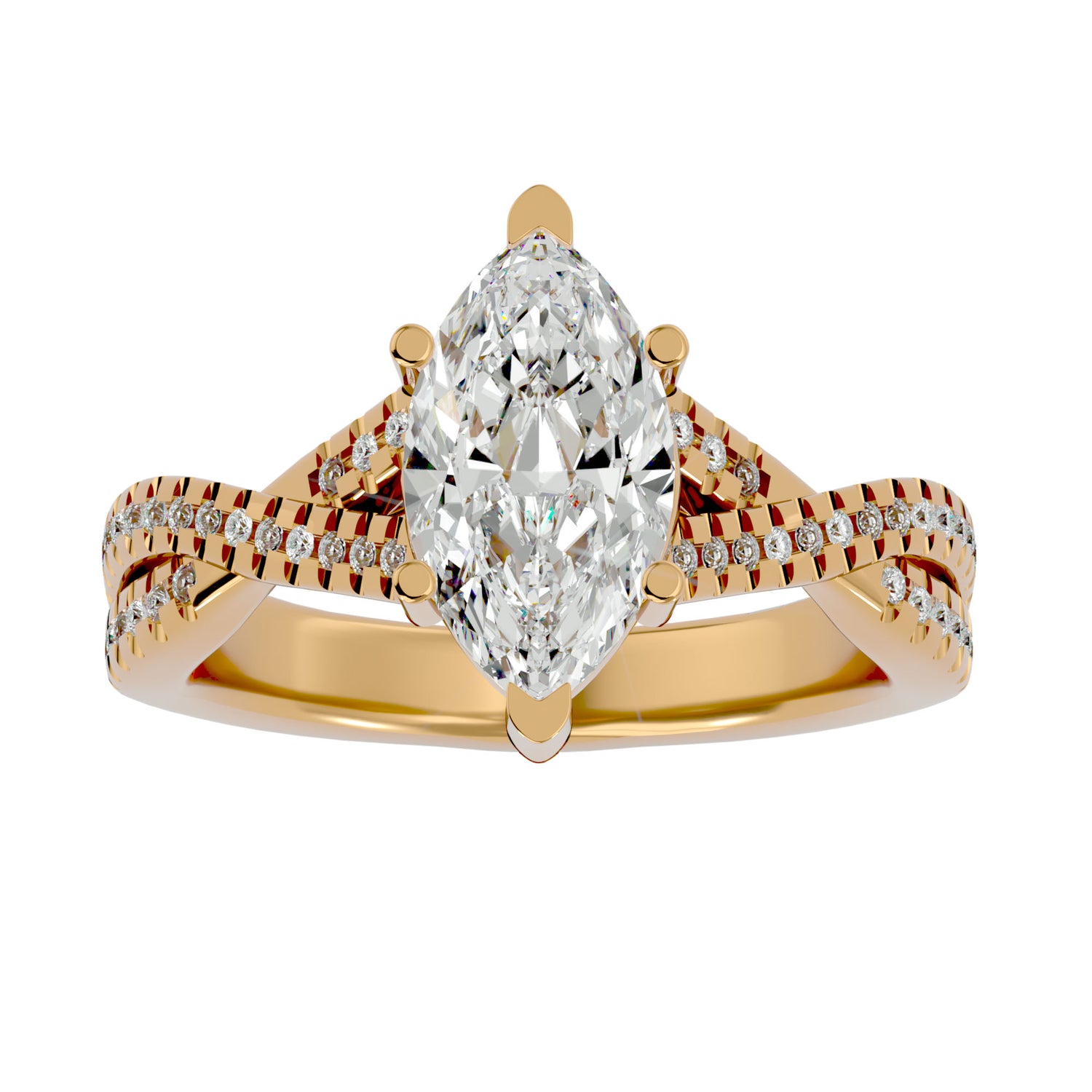 Kaylani Marquise Solitaire Ring