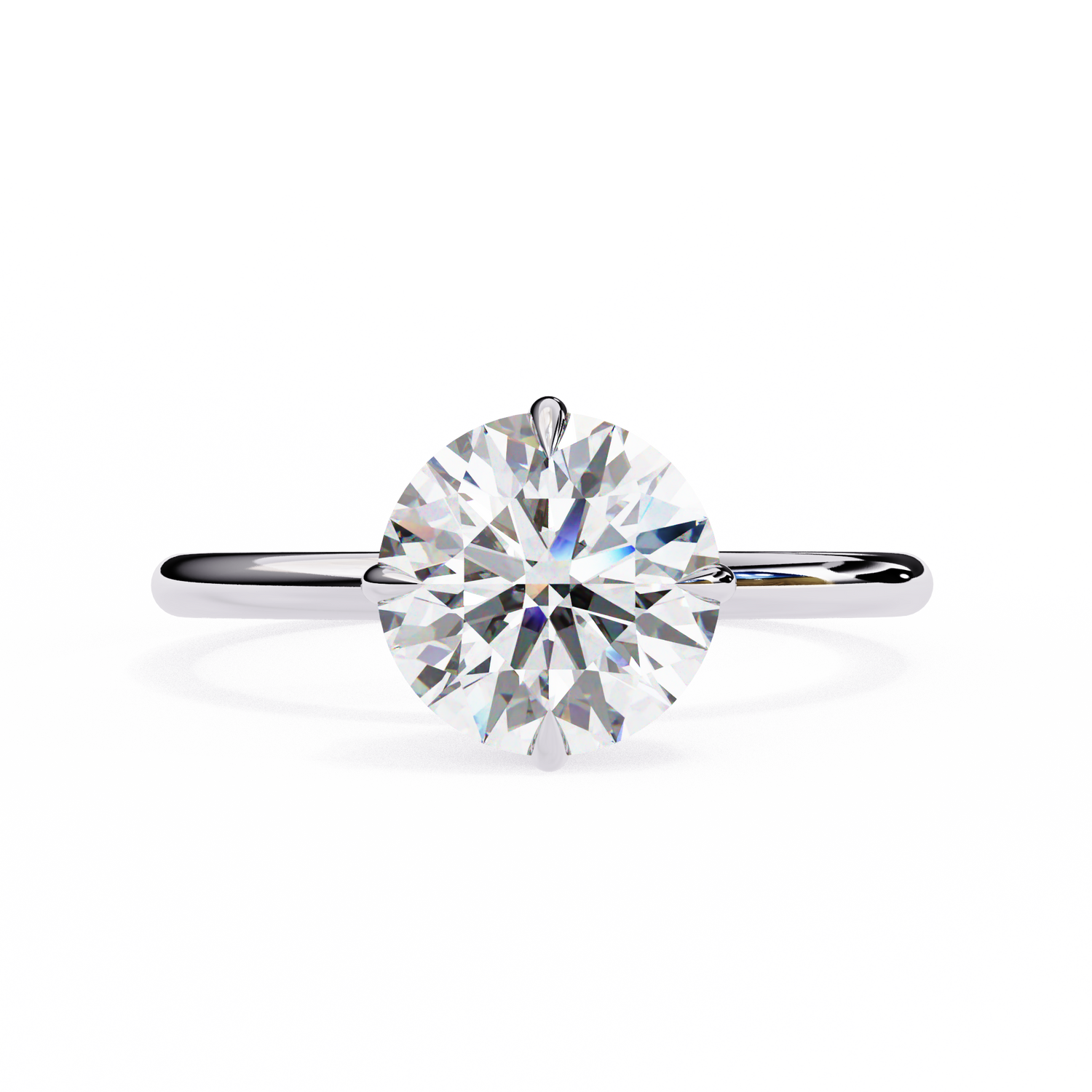 Armani Round Solitaire Ring