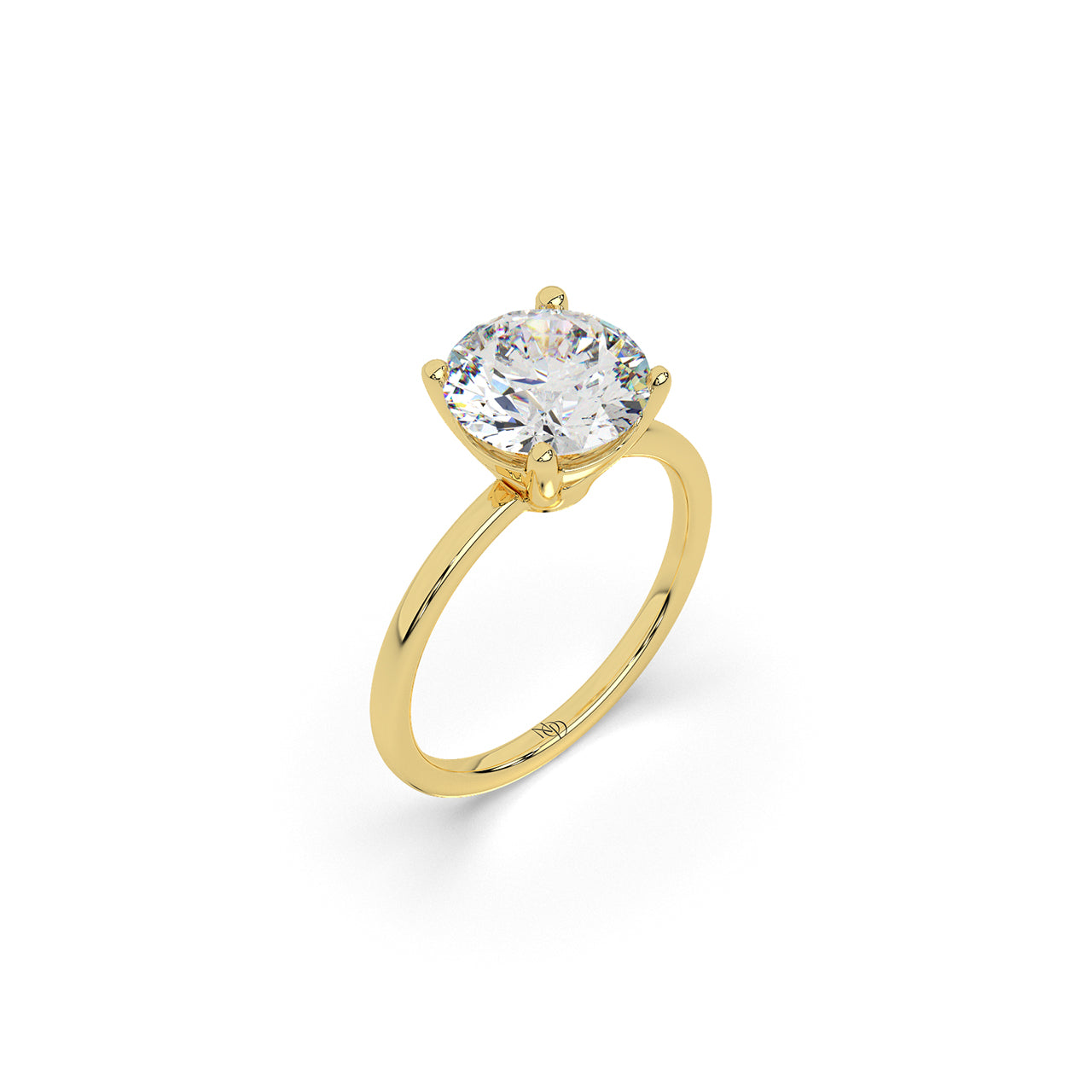 The Essential Round Solitaire Ring