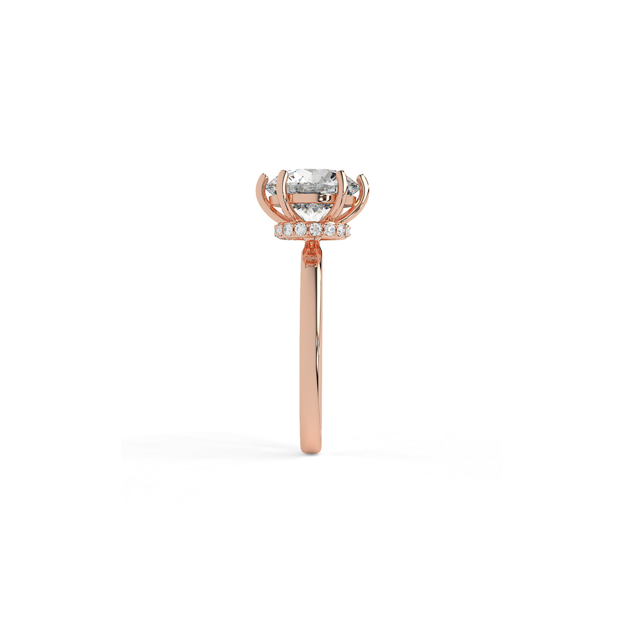 2.8 Ct Crown Solitaire Ring