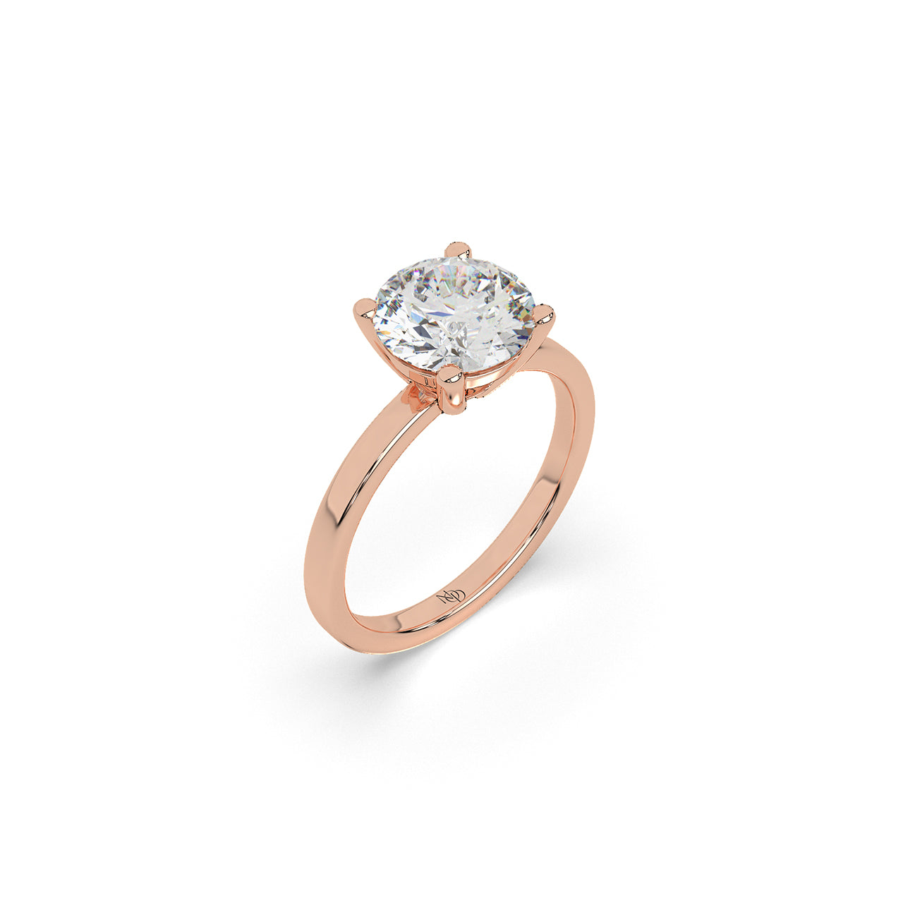 Everyday Round Solitaire Ring