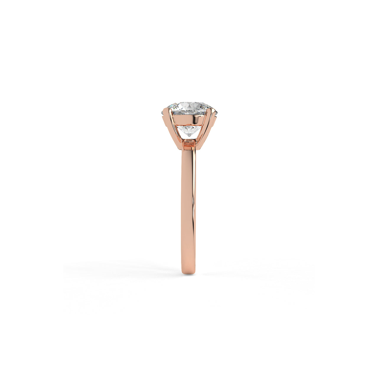 Everyday Round Solitaire Ring