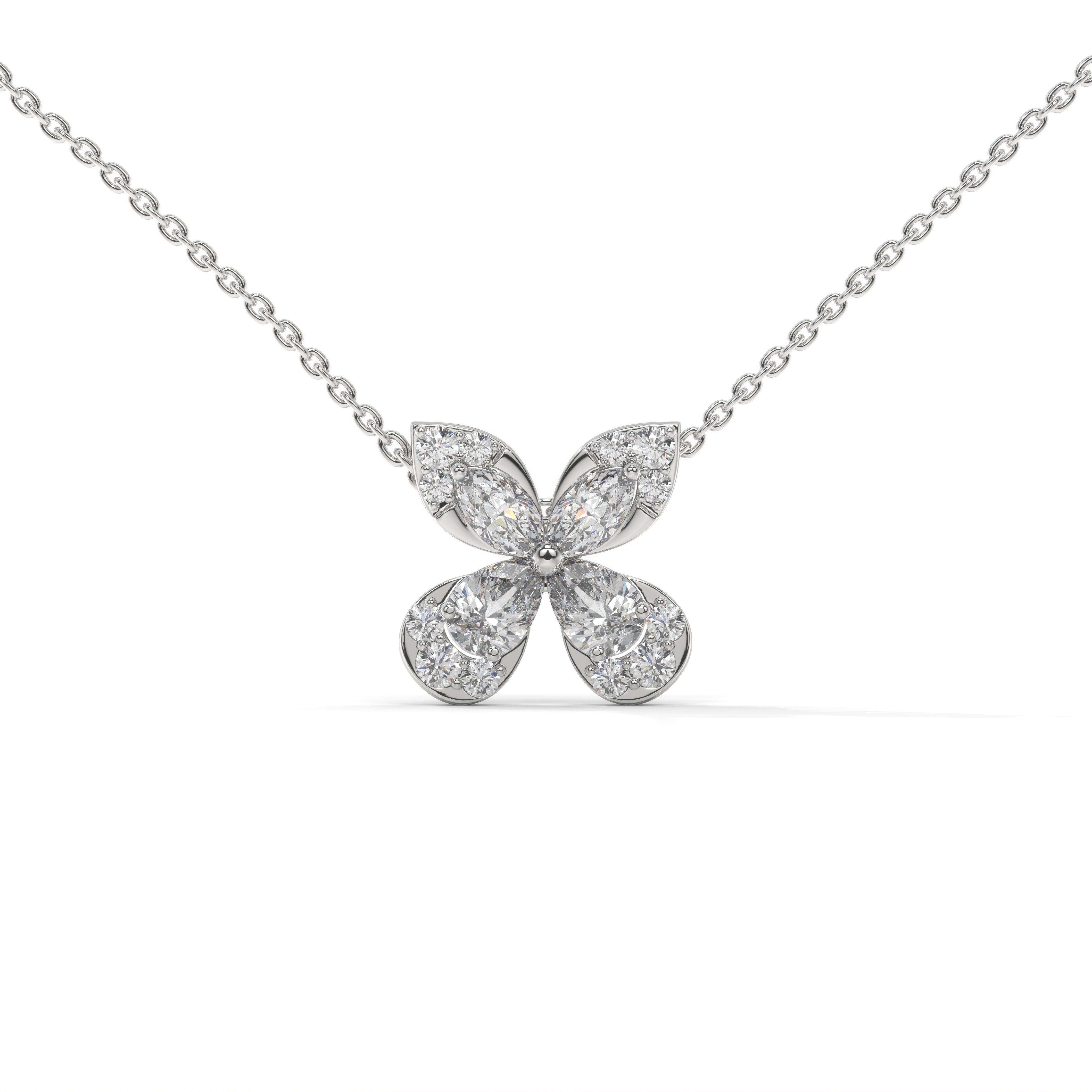 1 Ct Papillon Pendant