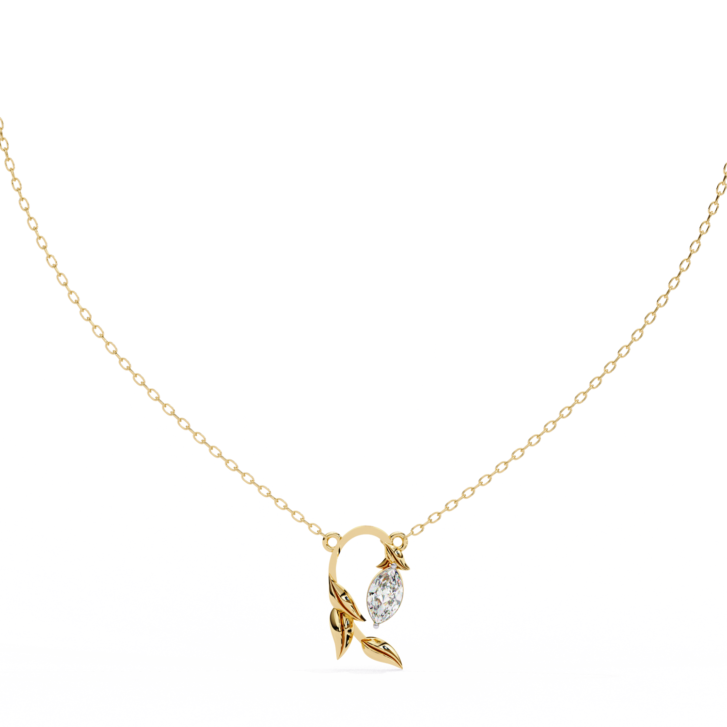 Esmeralda Diamond Pendant