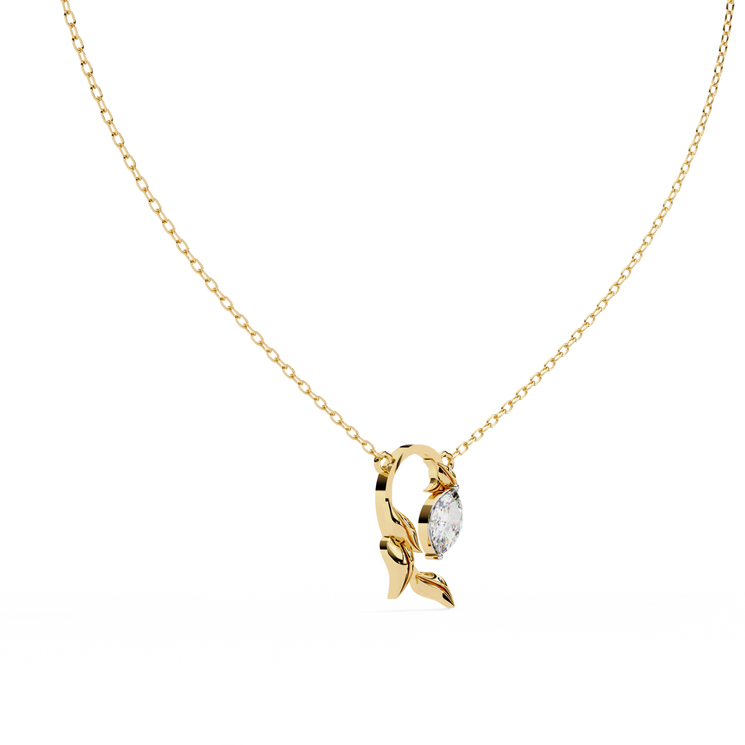 Esmeralda Diamond Pendant