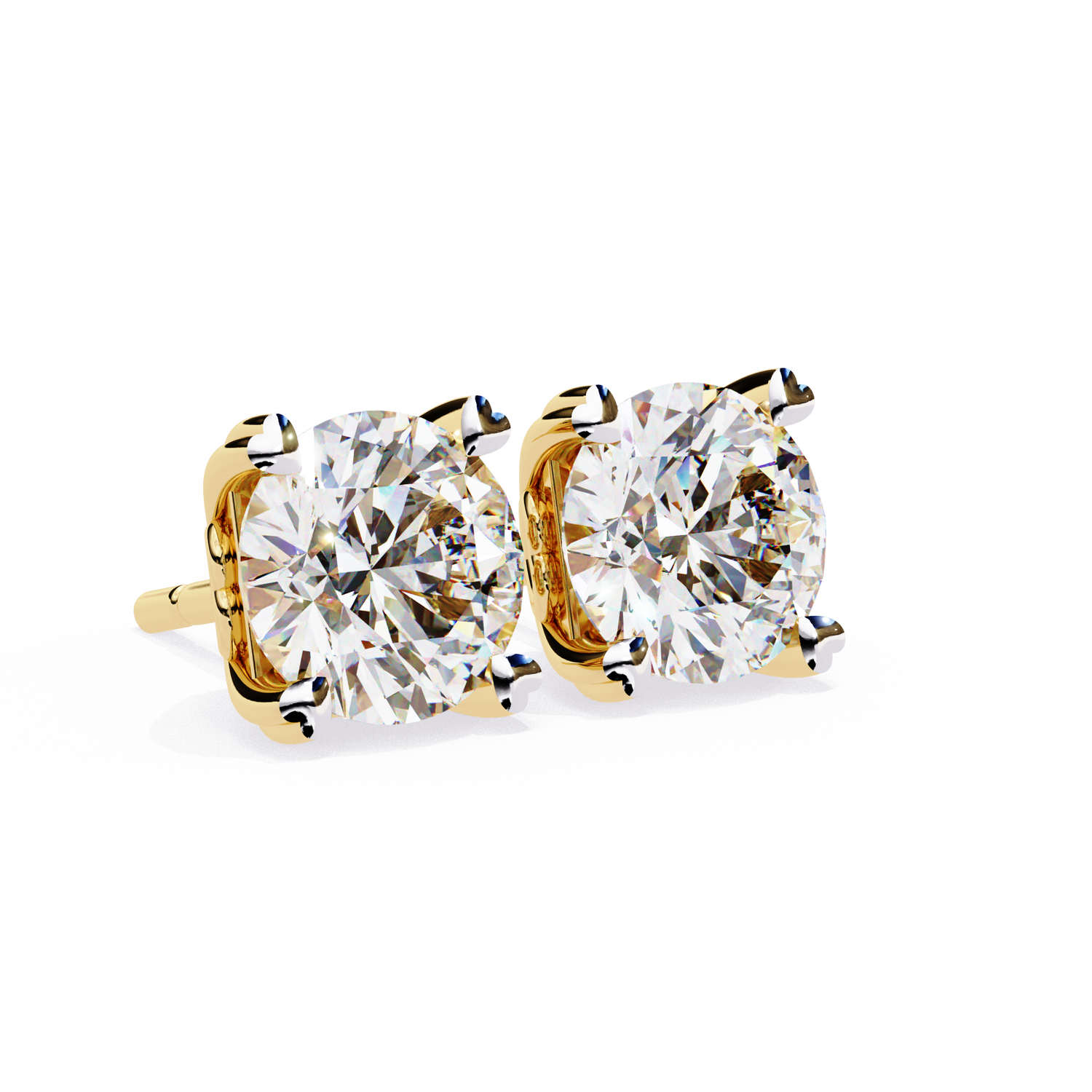 Faith Solitaire Studs