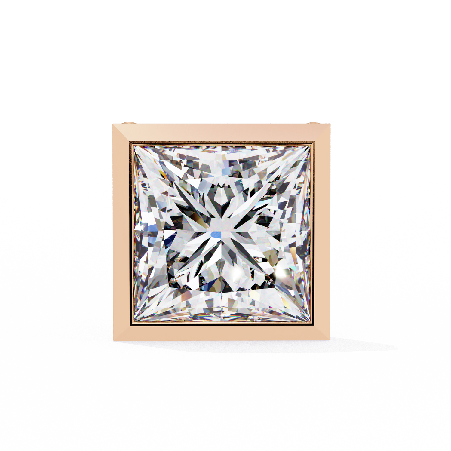 Rose Solitaire Studs