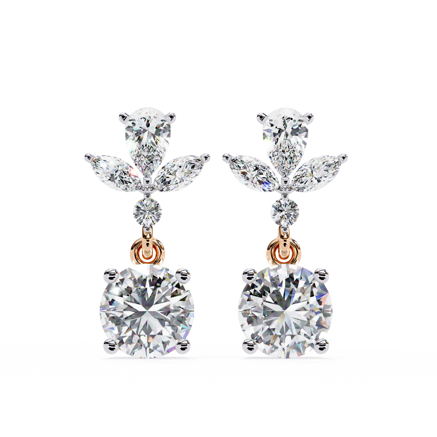 Mary Solitaire Earrings