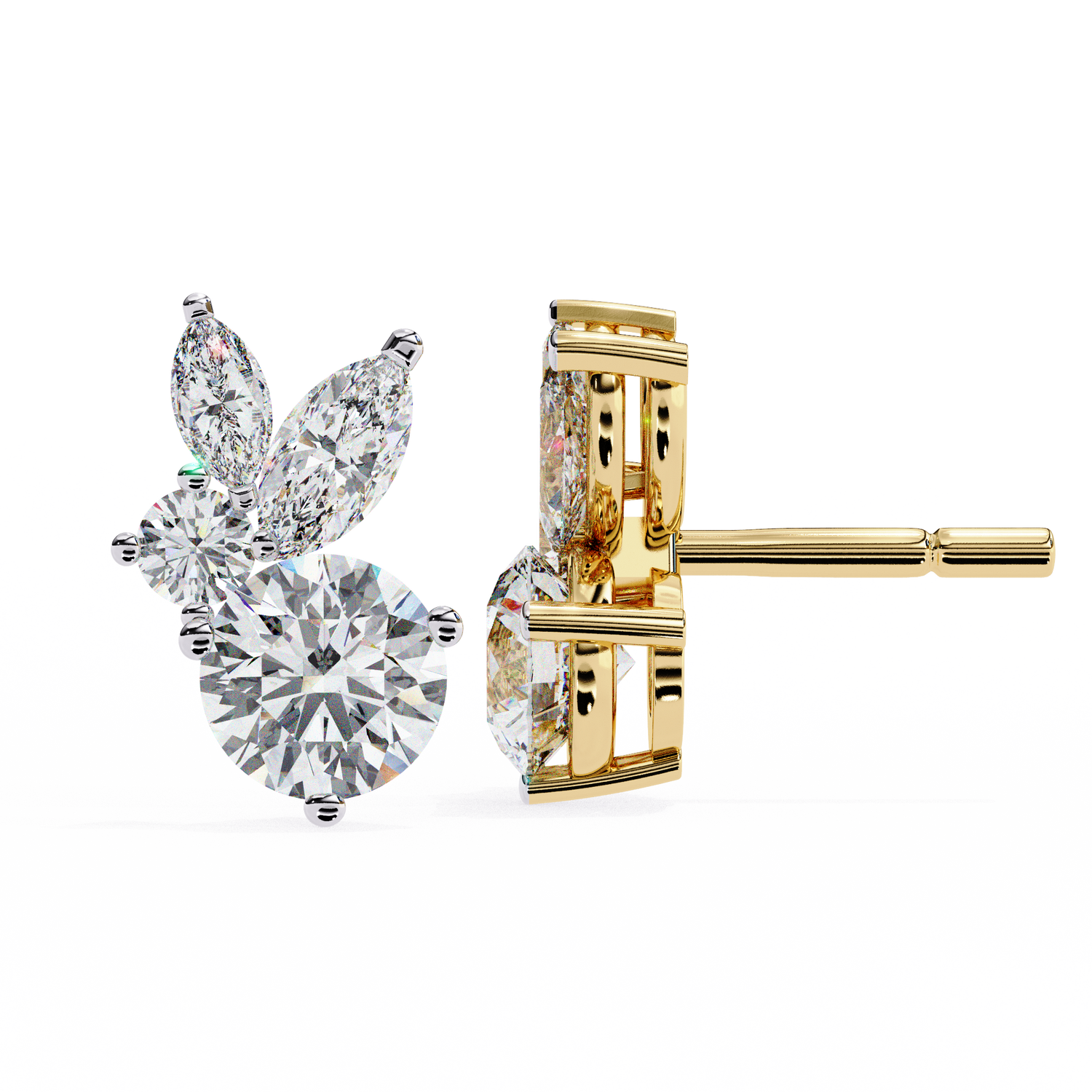 Eliza Solitaire Studs