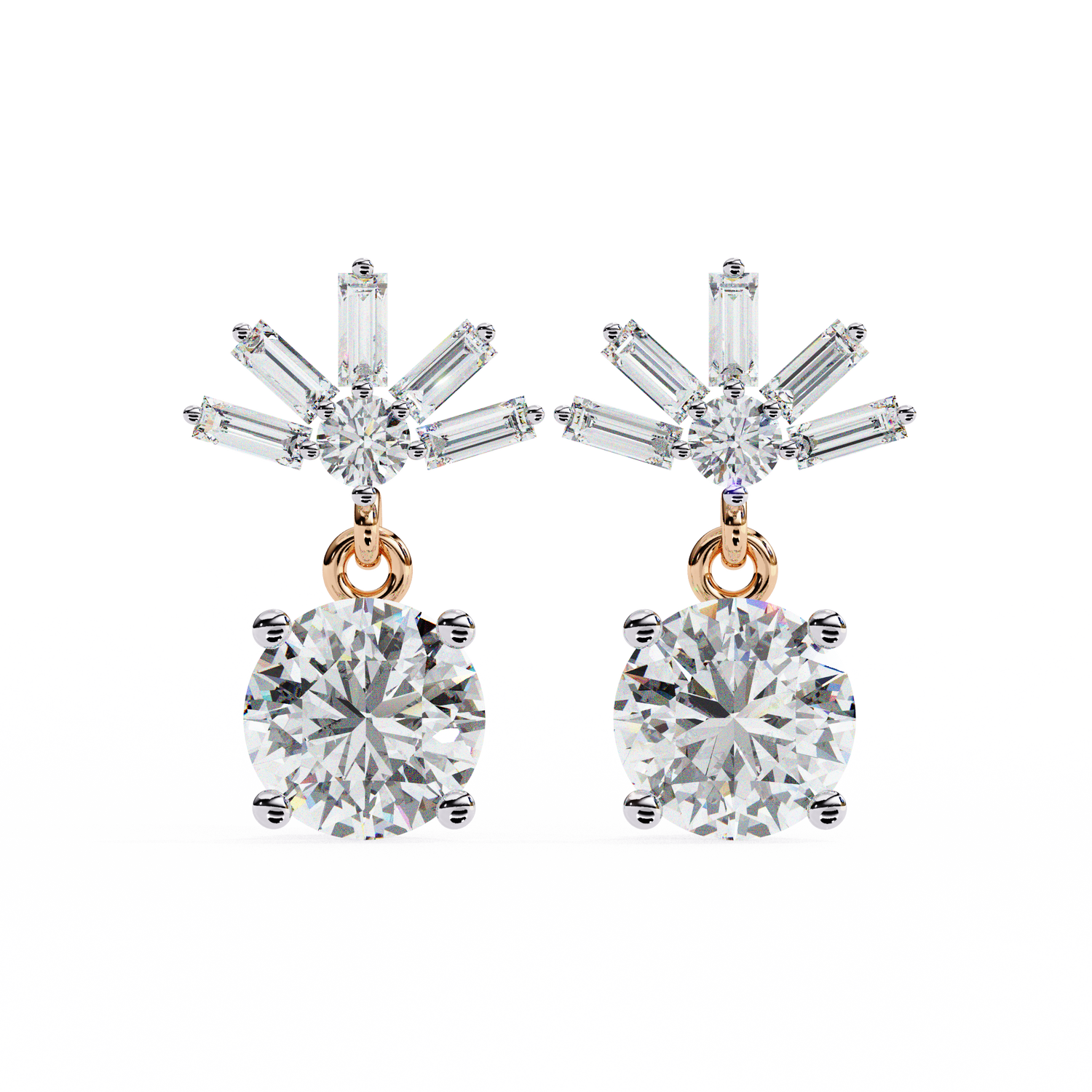 Bailey Solitaire Earrings