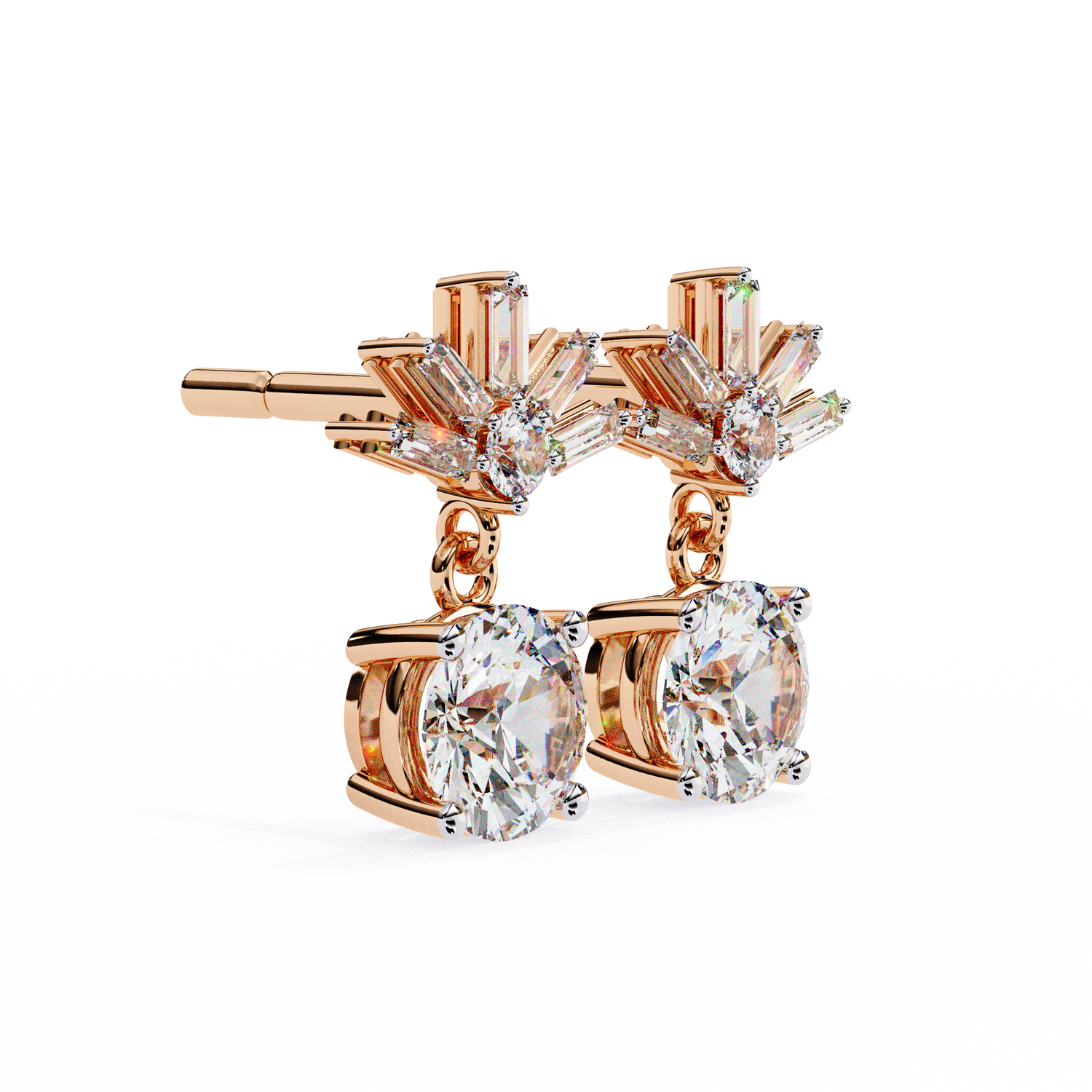 Bailey Solitaire Earrings