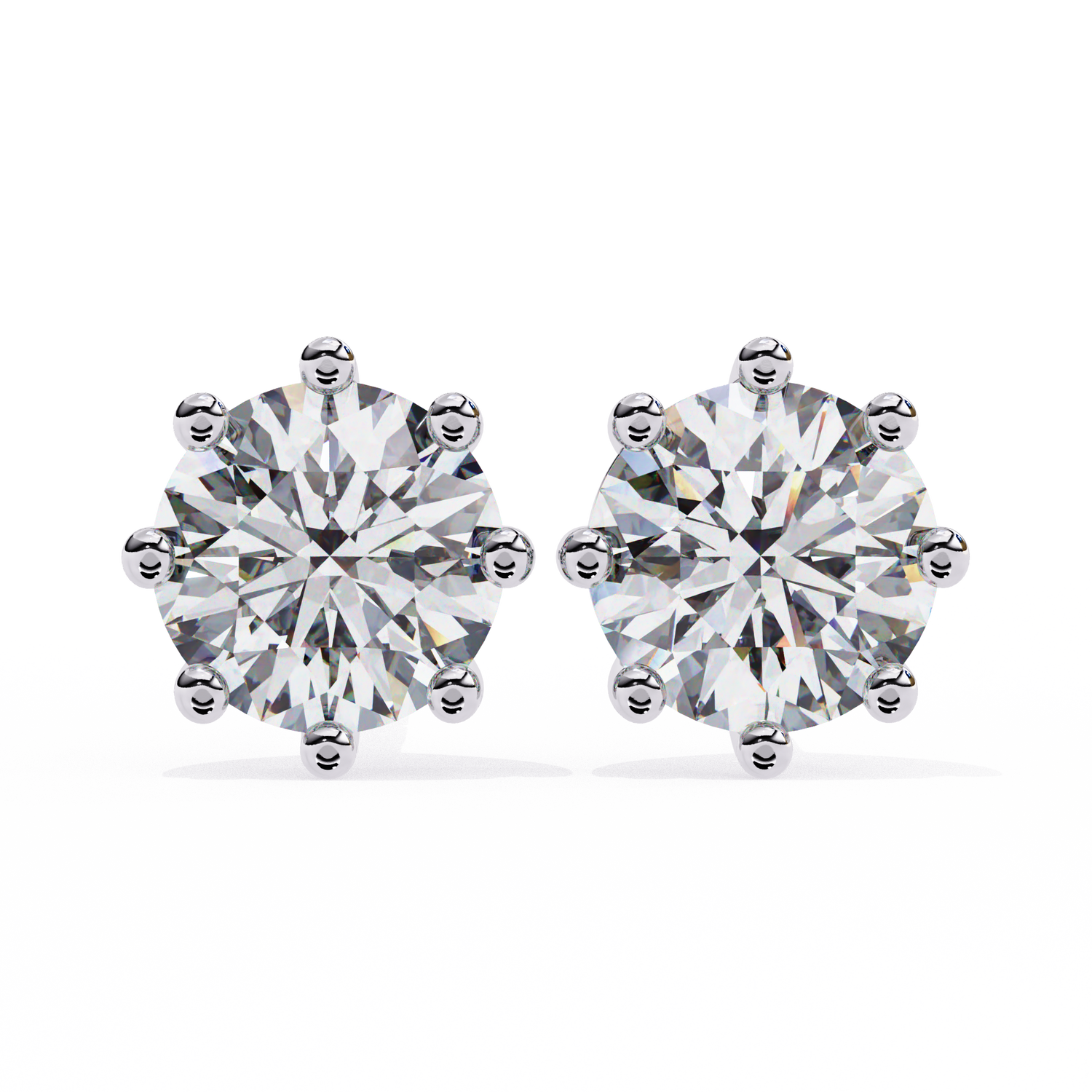 Jasmine Solitaire Studs