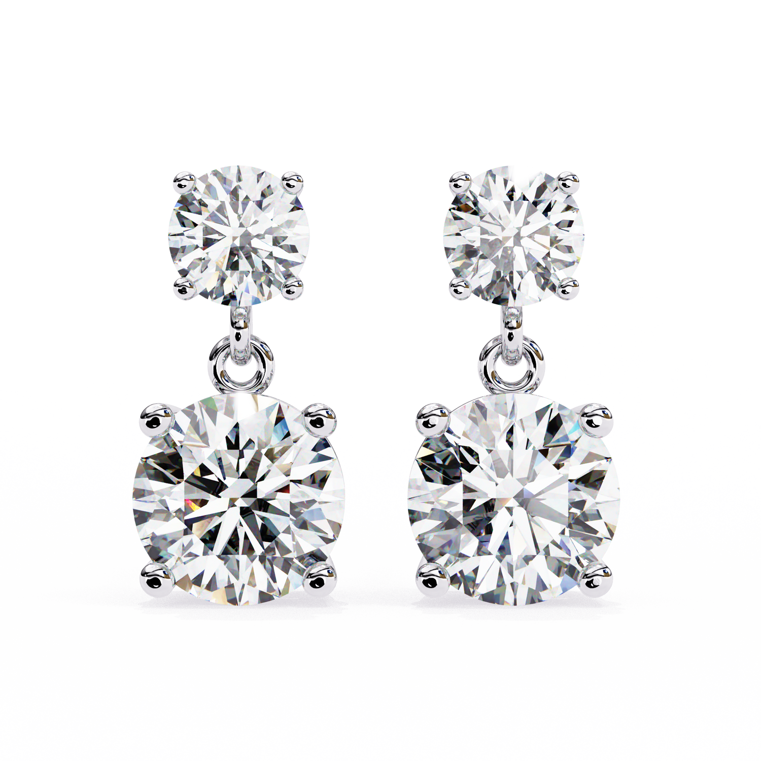 Sadie Solitaire Earrings