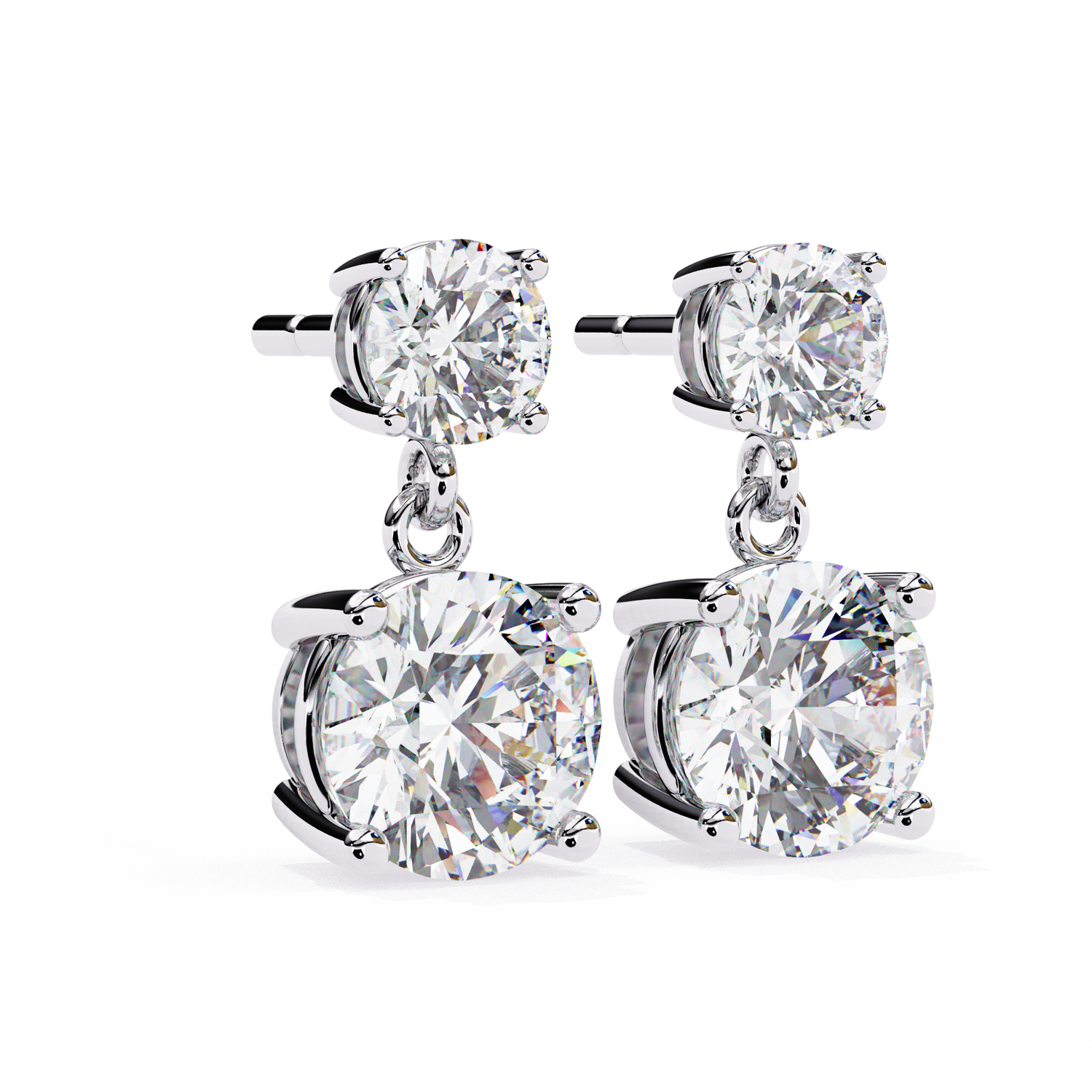 Sadie Solitaire Earrings