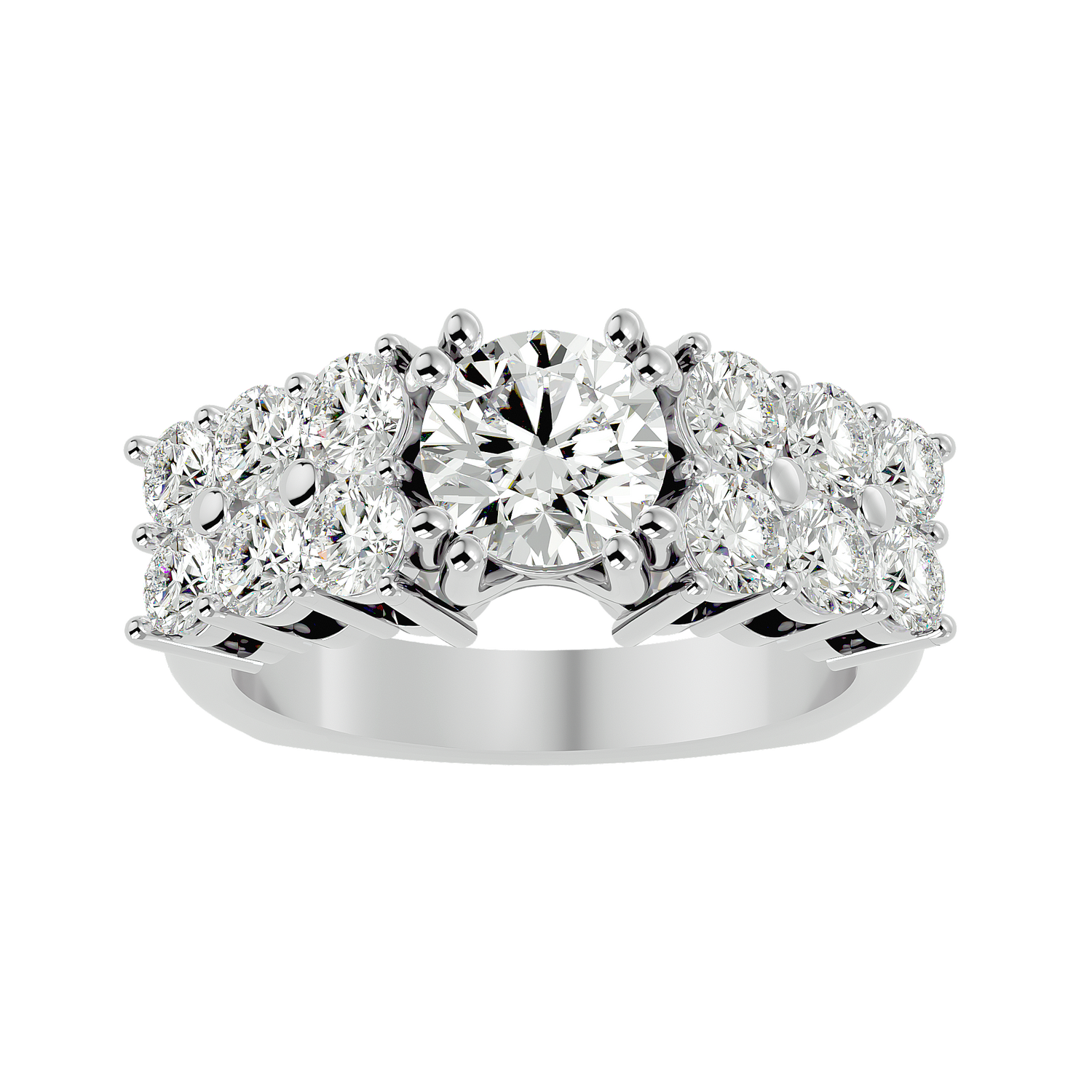 Lisa Round Solitaire Ring
