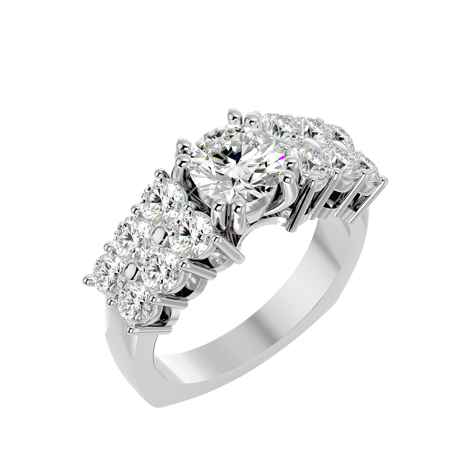 Lisa Round Solitaire Ring