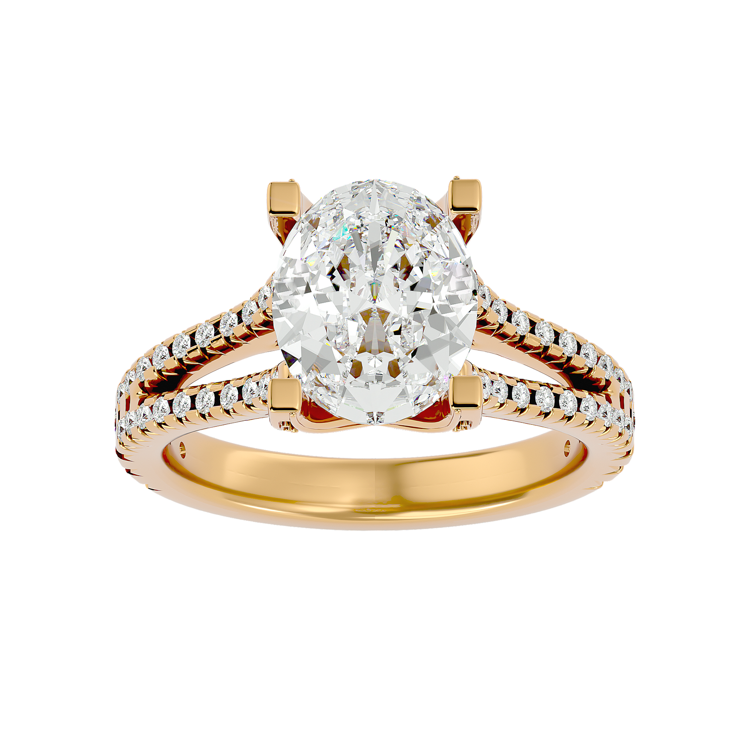Arlette Oval Solitaire Ring