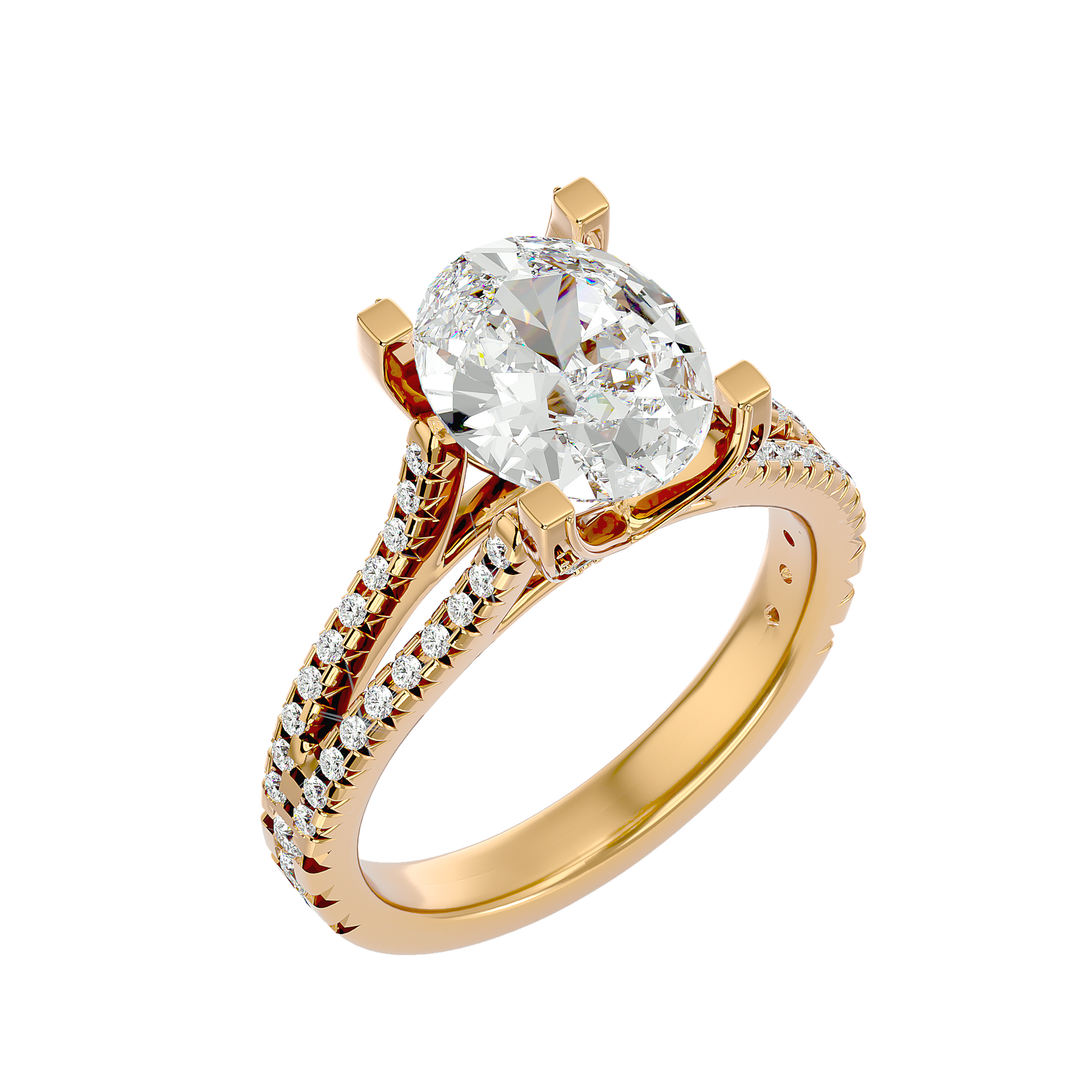 Arlette Oval Solitaire Ring