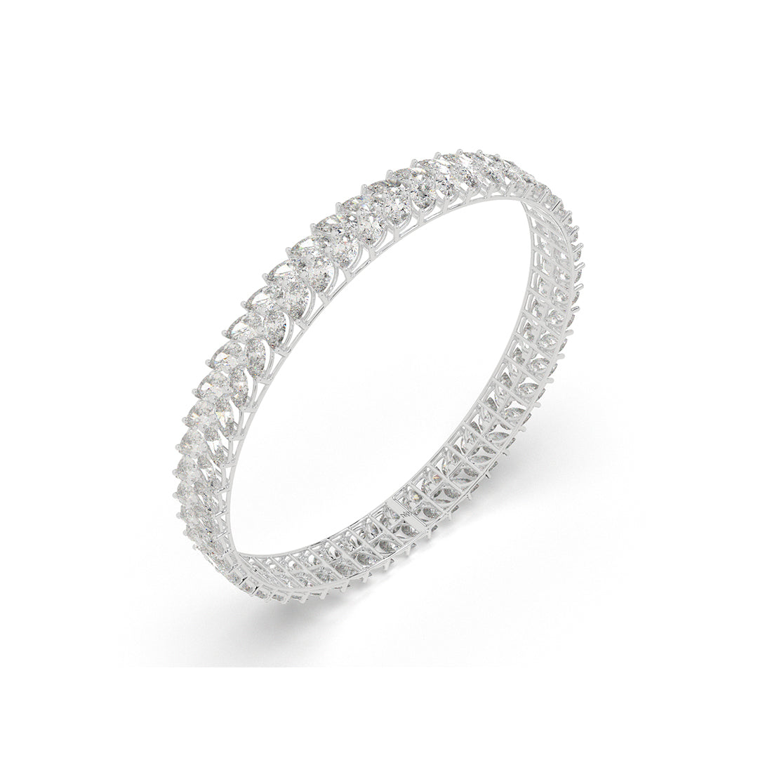 Crystal Crown Bangle