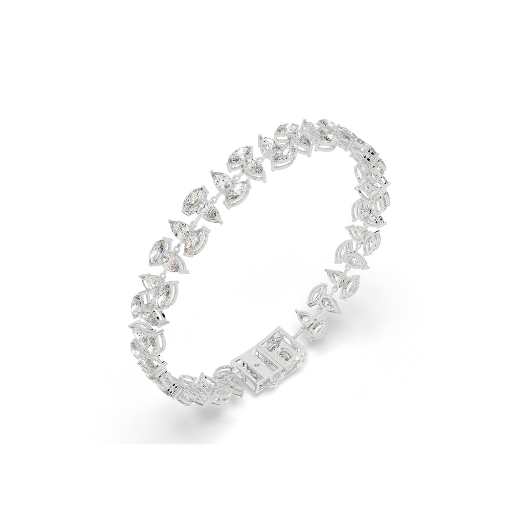 Ripple Band Tennis Bracelet