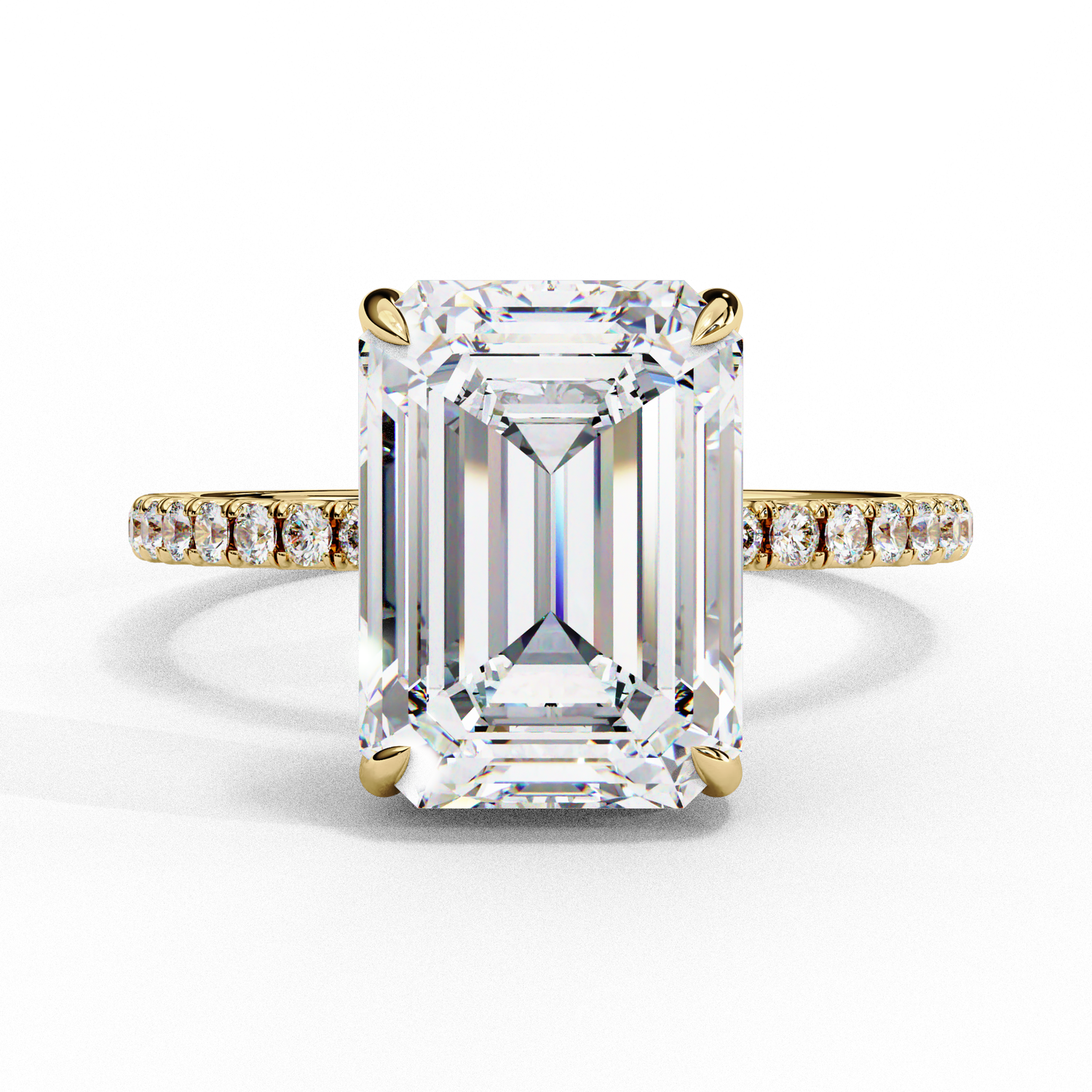 Mikaela Emerald Solitaire Ring