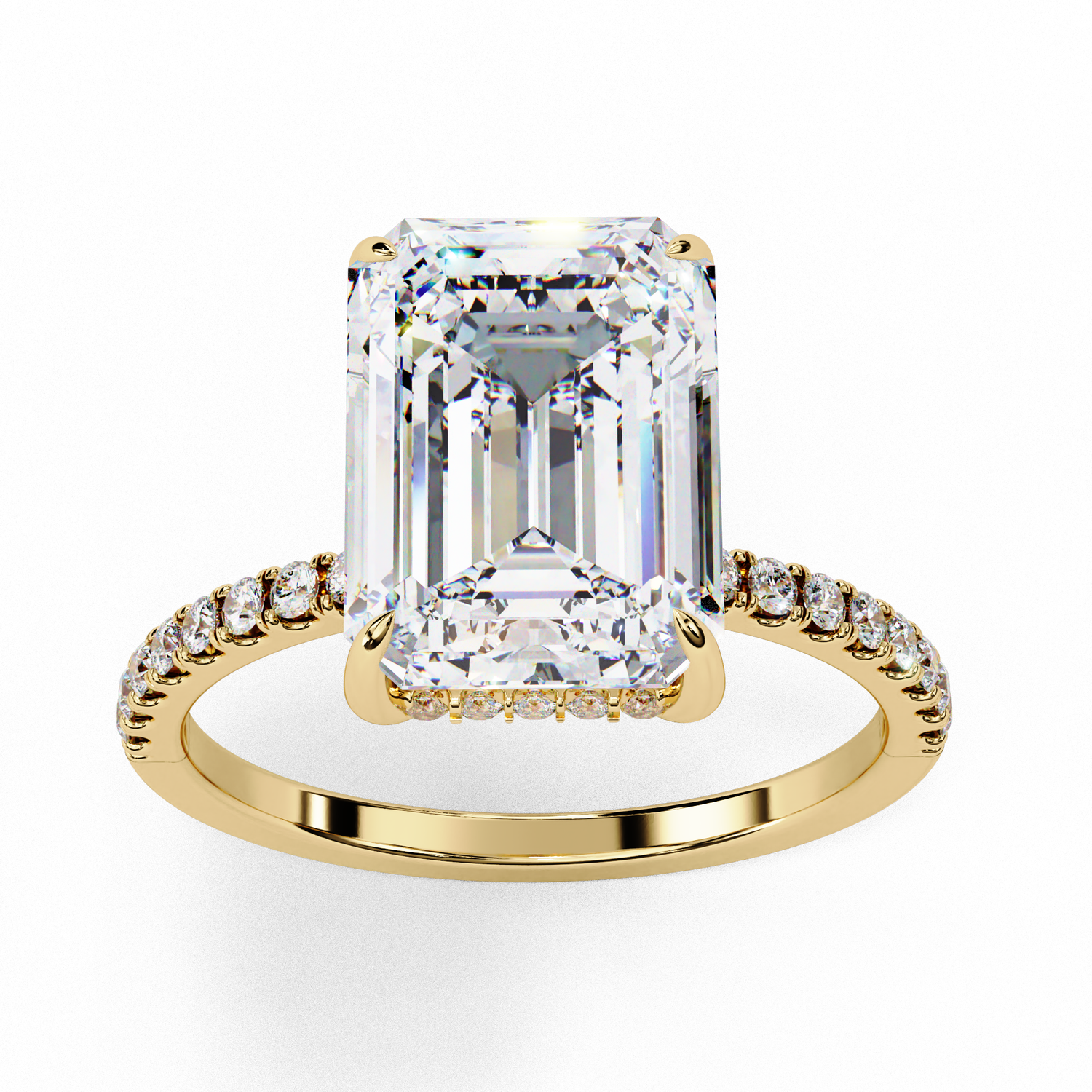 Mikaela Emerald Solitaire Ring