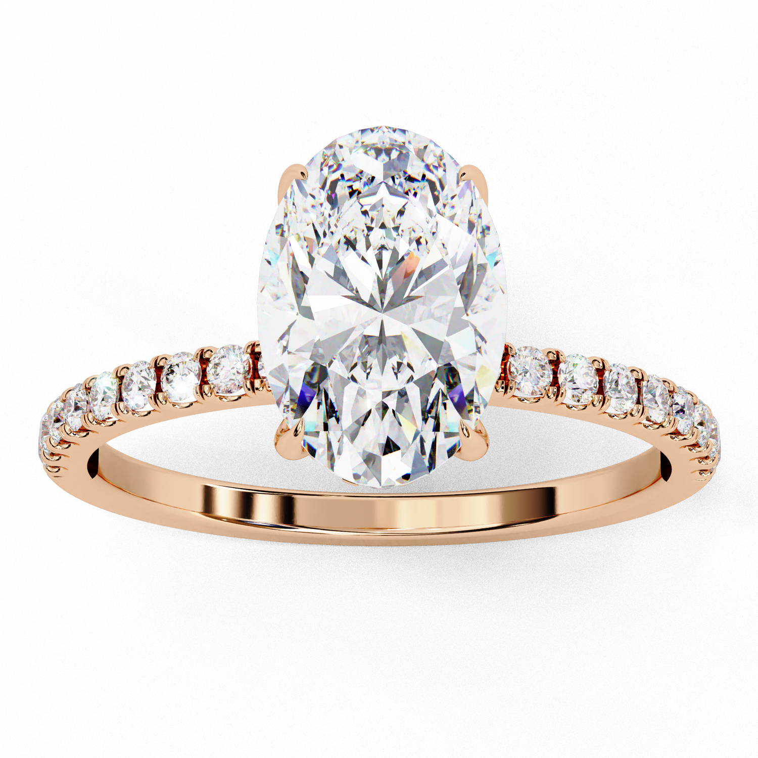 Palmer Oval Solitaire Ring