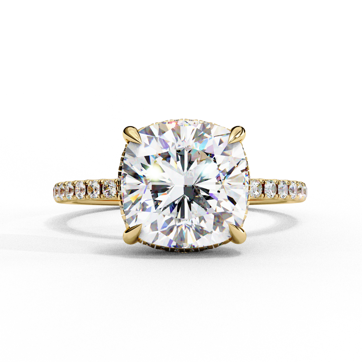 Liv Cushion Solitaire Ring