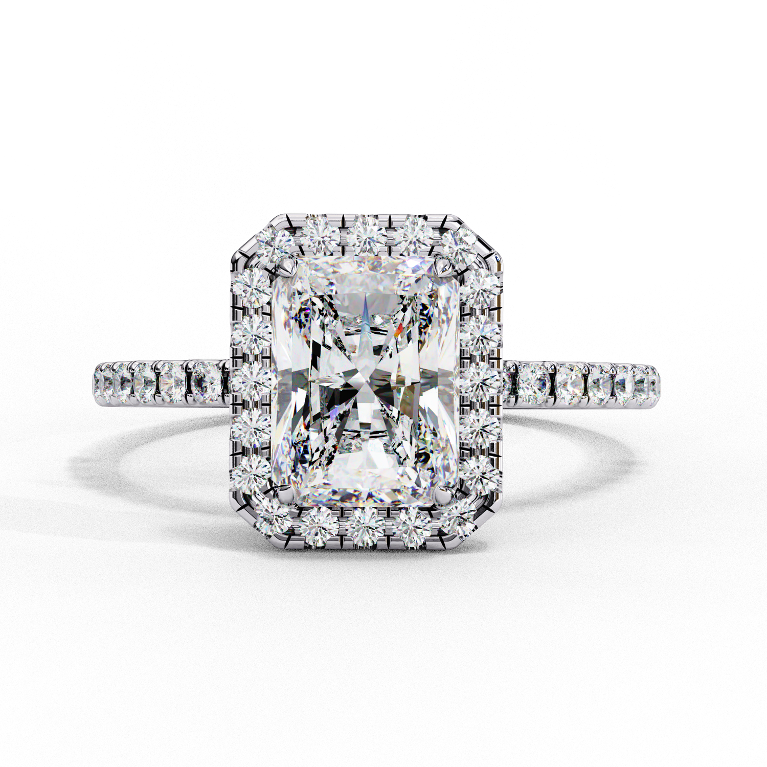 Emerie Radiant Solitaire Ring