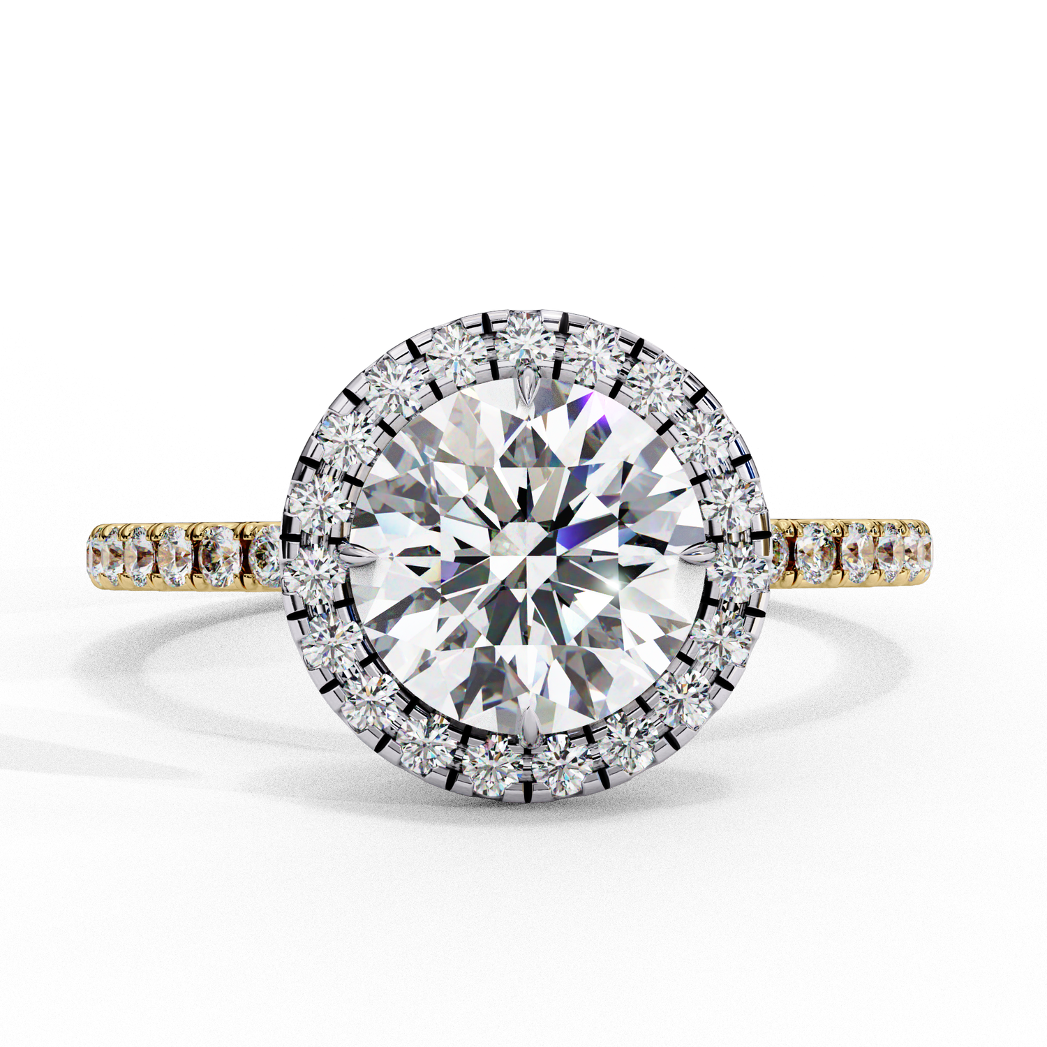 Galilea Round Solitaire Ring