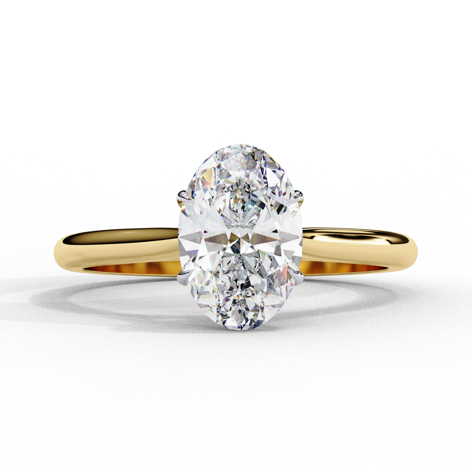Bonnie Oval Solitaire Ring