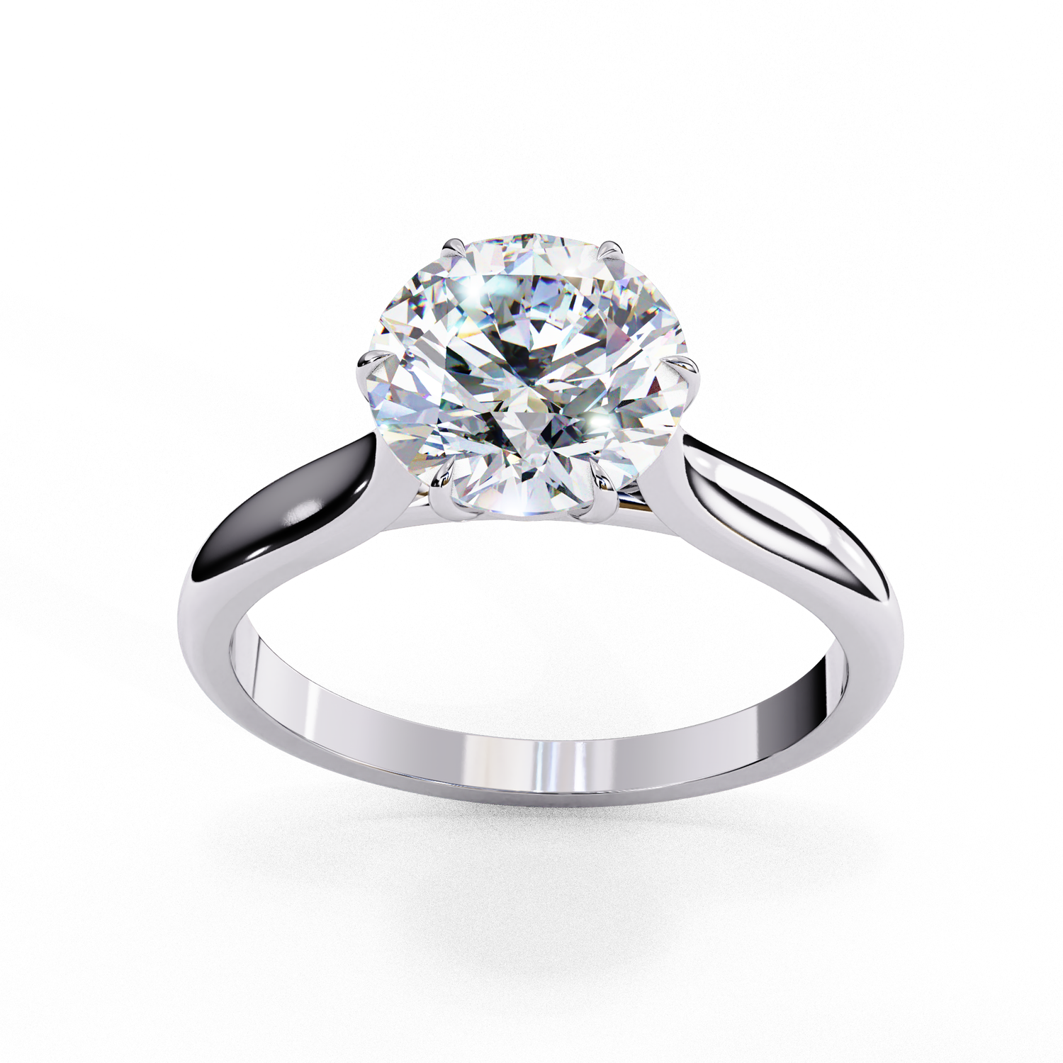 Kinslee Round Solitaire Ring