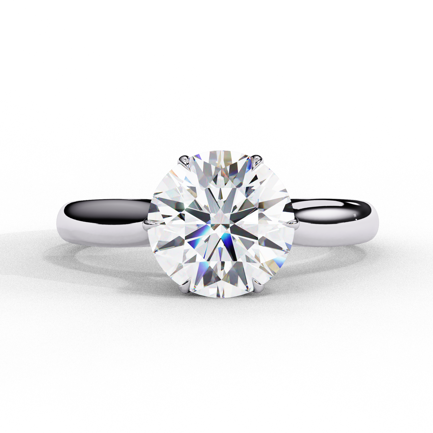 Kinslee Round Solitaire Ring