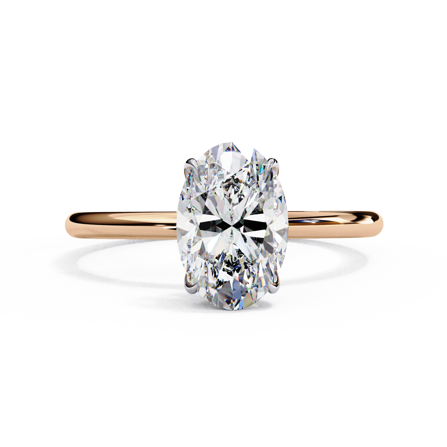 Meghan Oval Solitaire Ring
