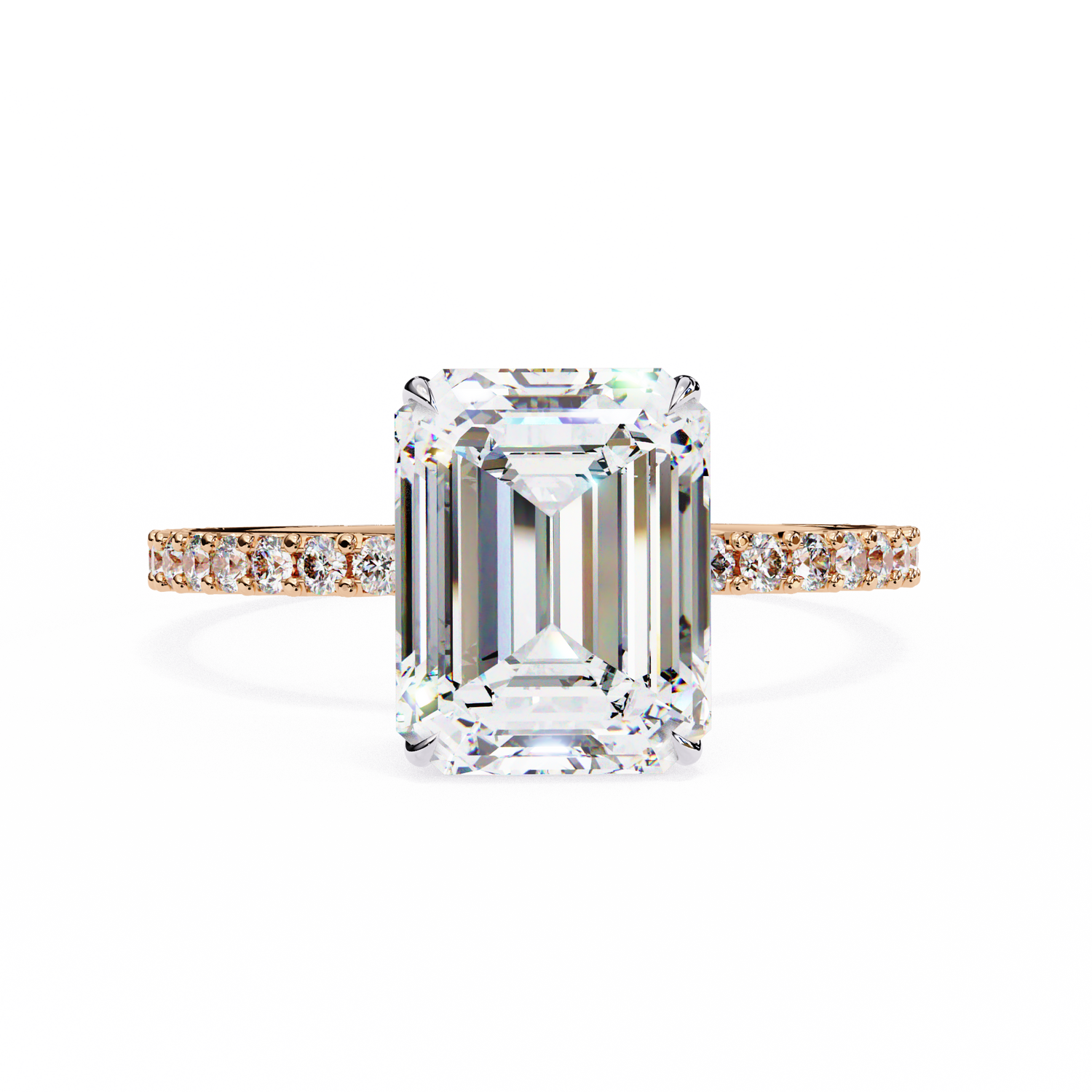 Faye Emerald Solitaire Ring