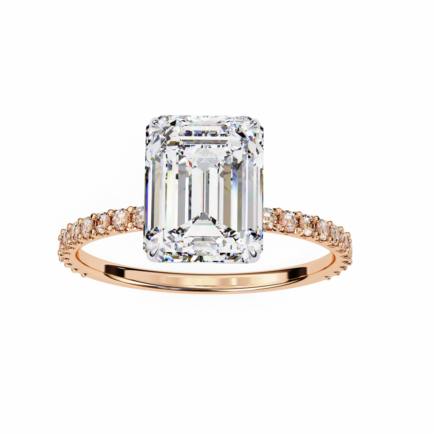 Faye Emerald Solitaire Ring