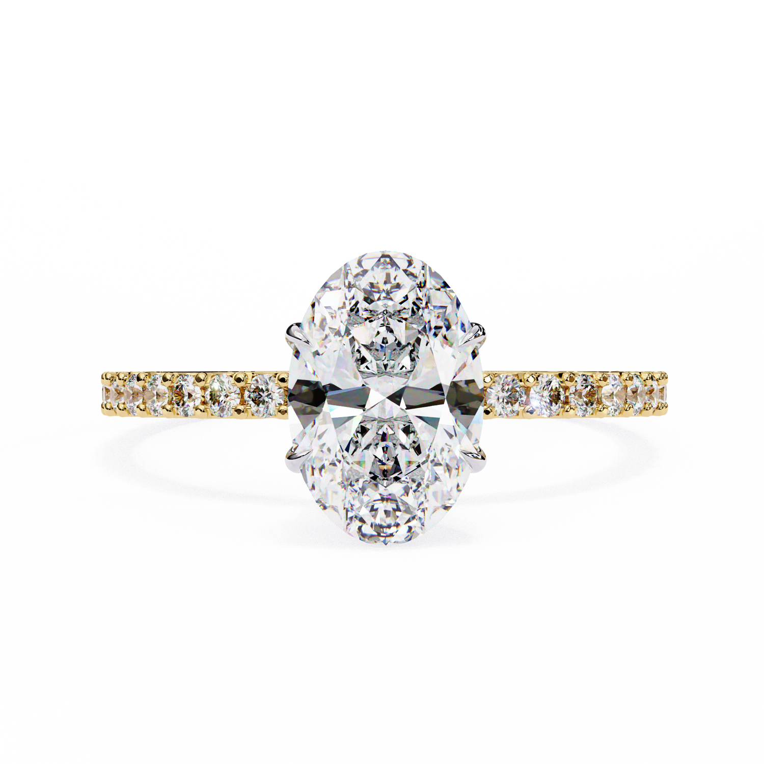 Lea Oval Solitaire Ring