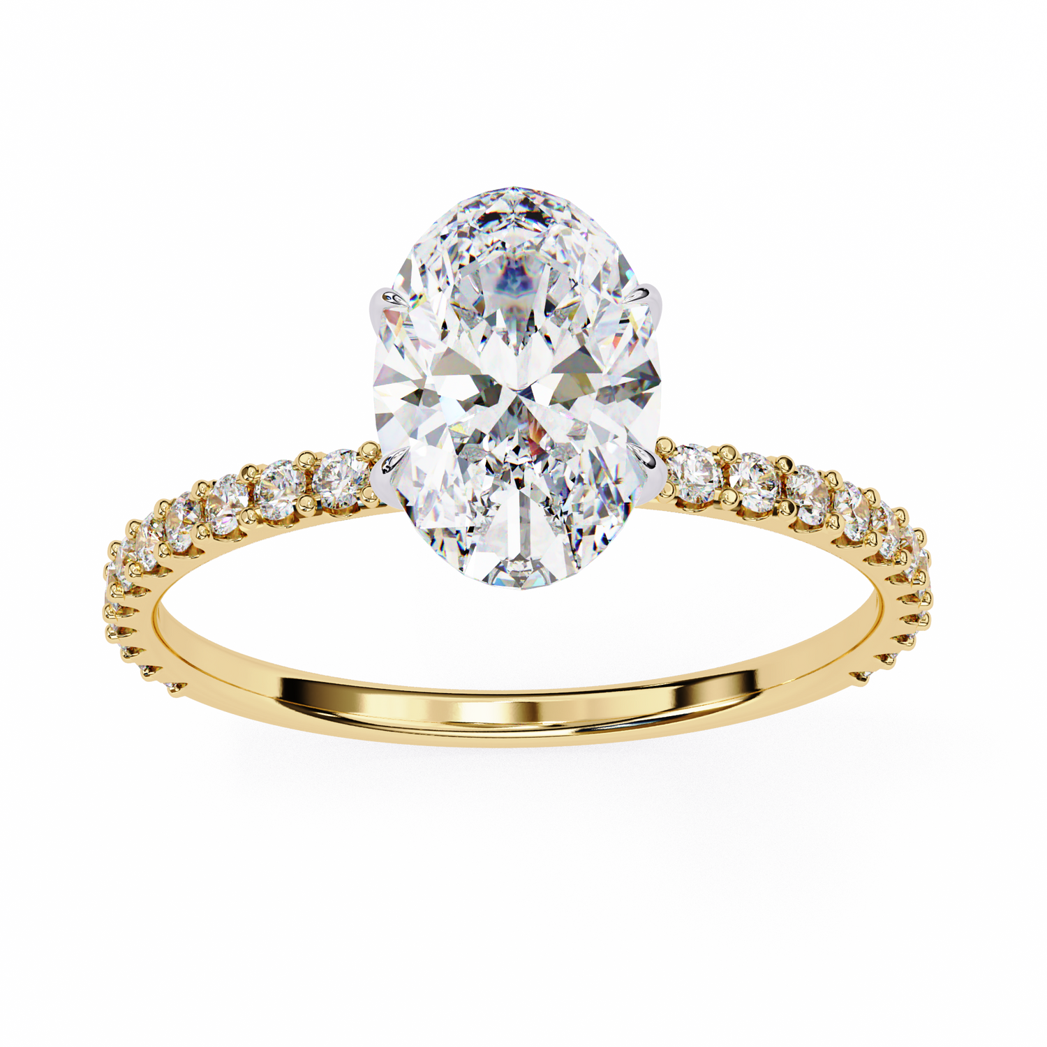 Lea Oval Solitaire Ring