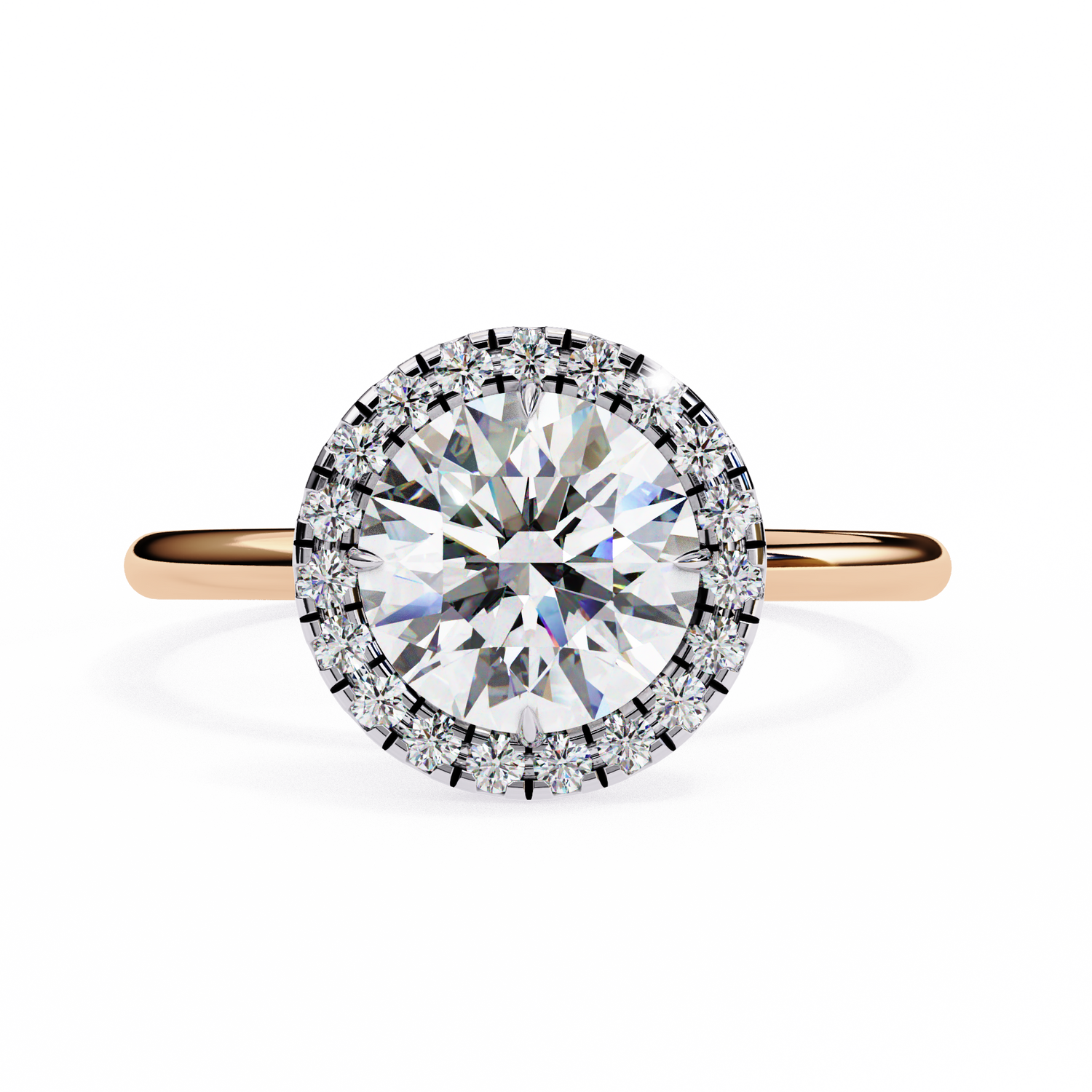Anika Round Solitaire Ring