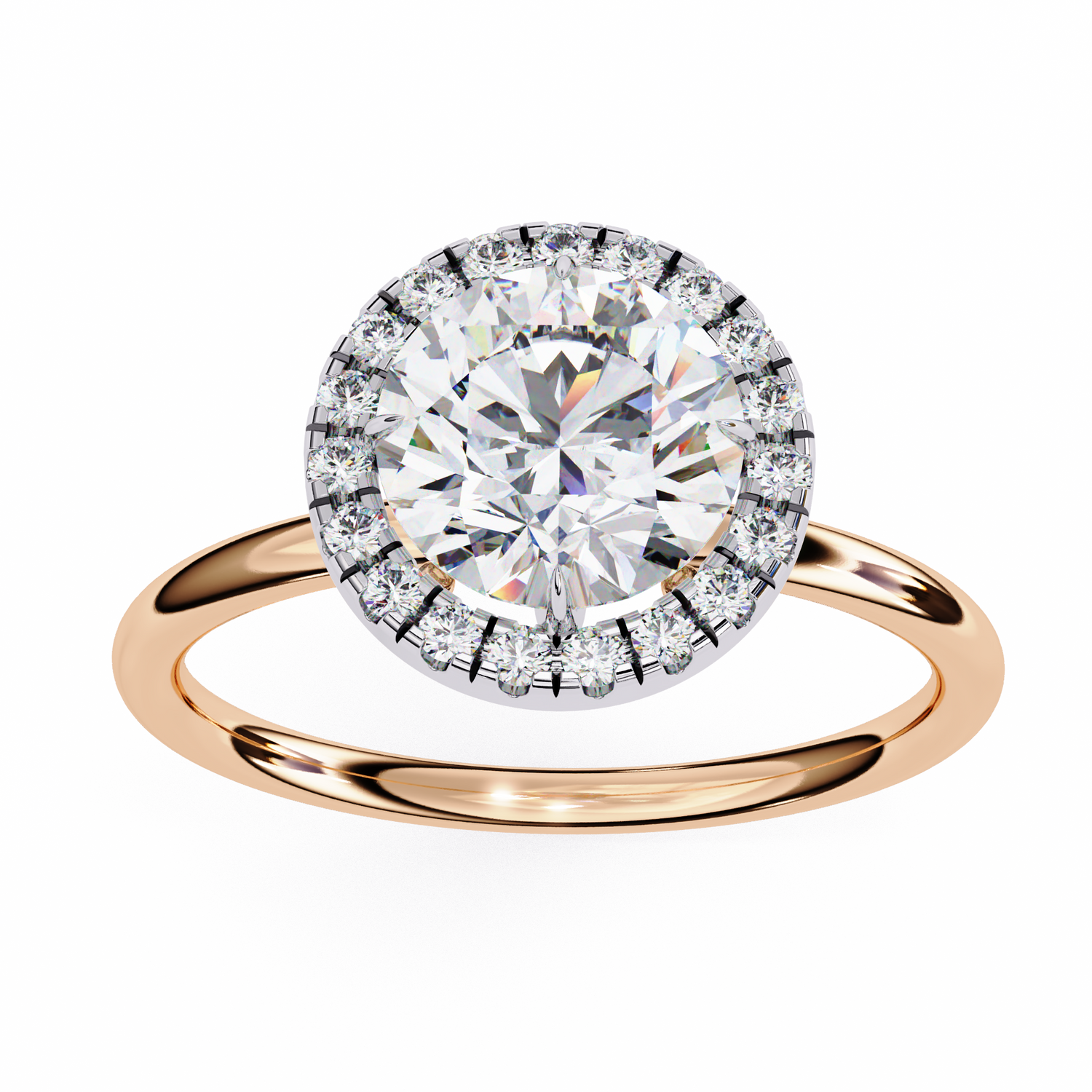 Anika Round Solitaire Ring