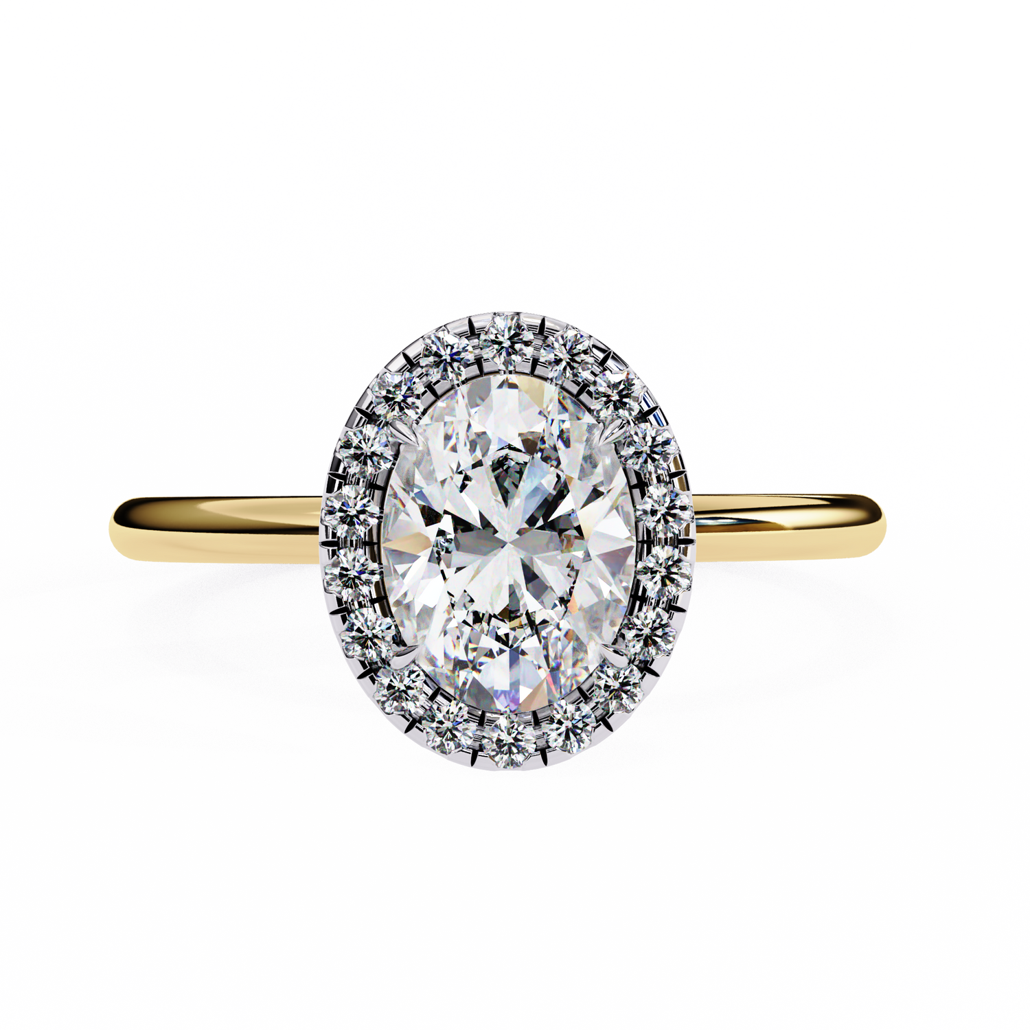 Noemi Oval Solitaire Ring