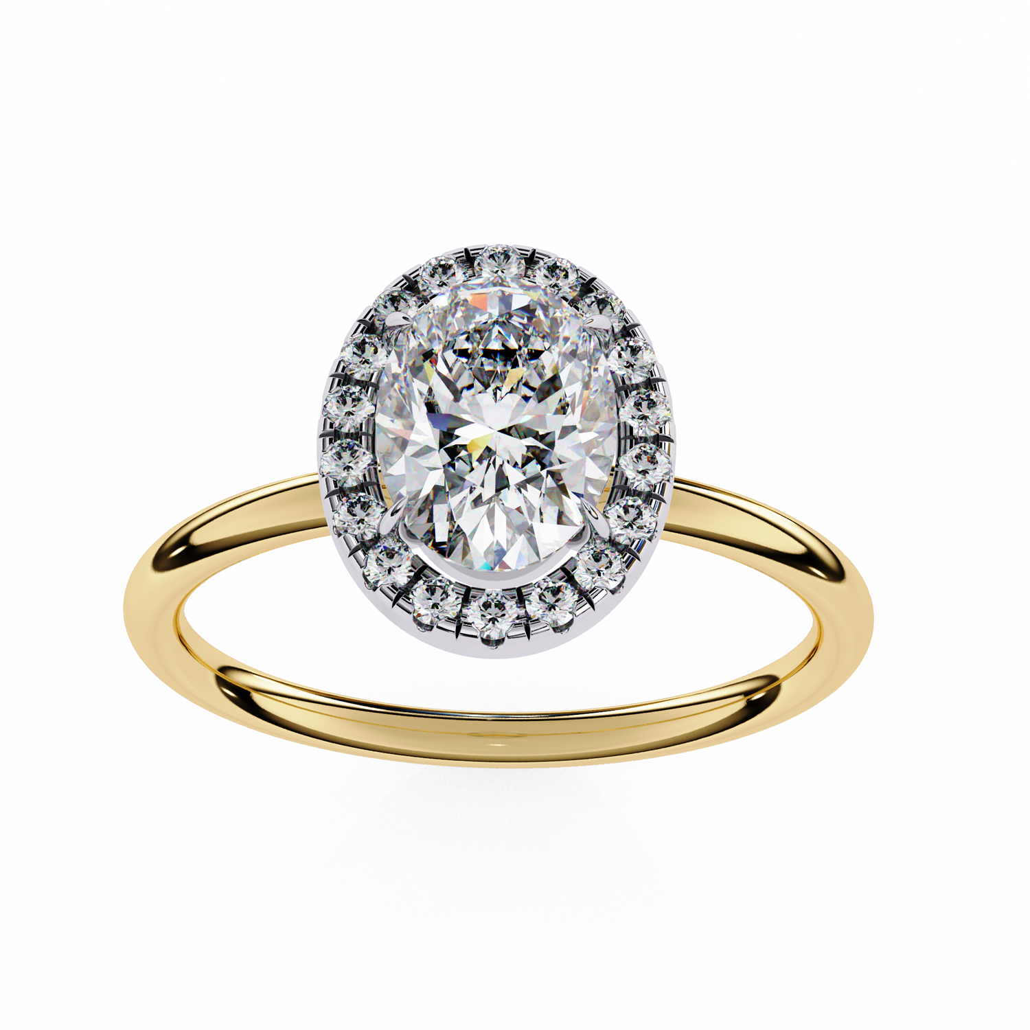 Noemi Oval Solitaire Ring