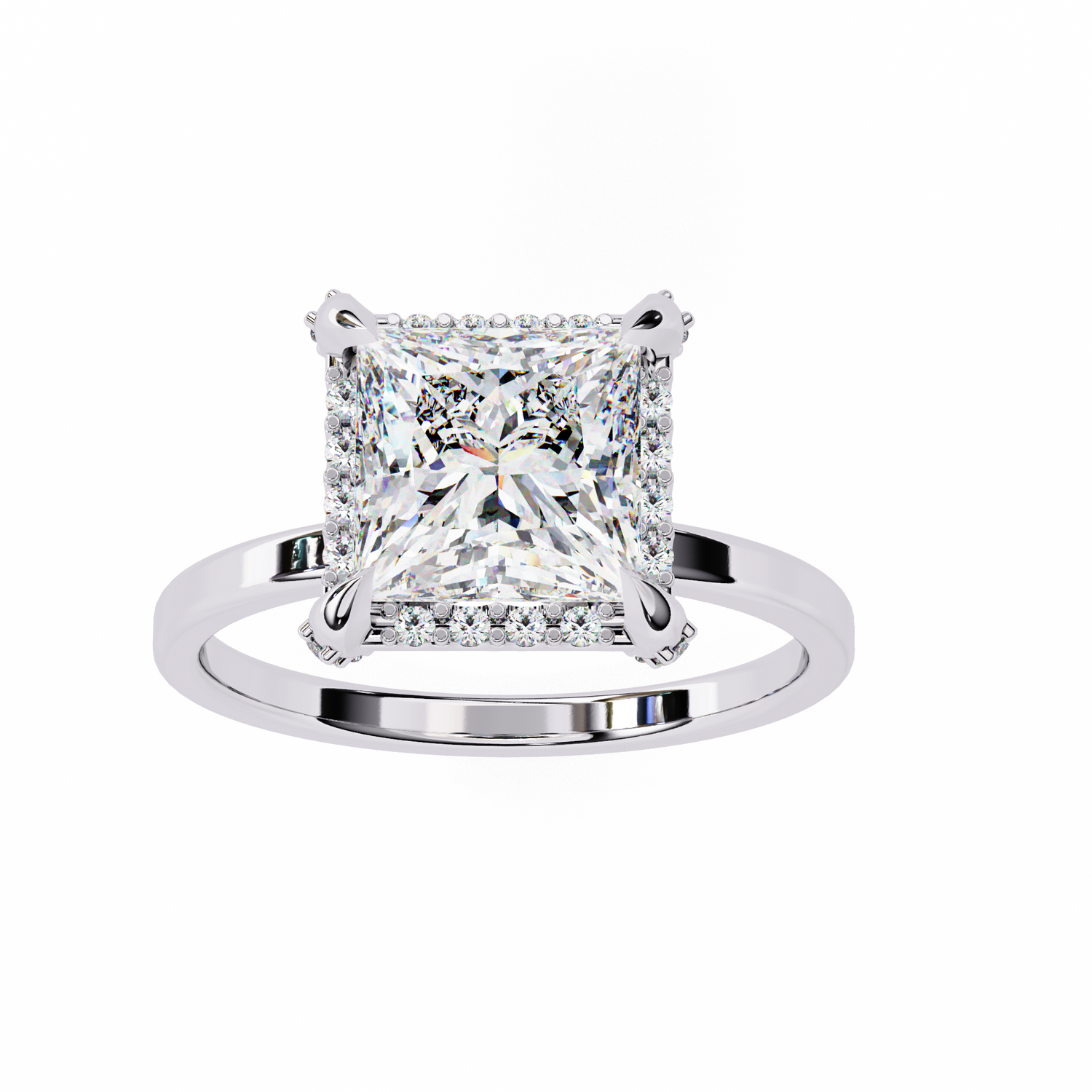 Ari Princess Solitaire Ring